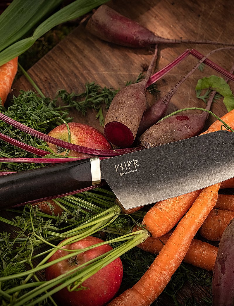 CrushGrind - VIKING Shield Maidens Utillity Knife - noże szefa kuchni - brown - 0