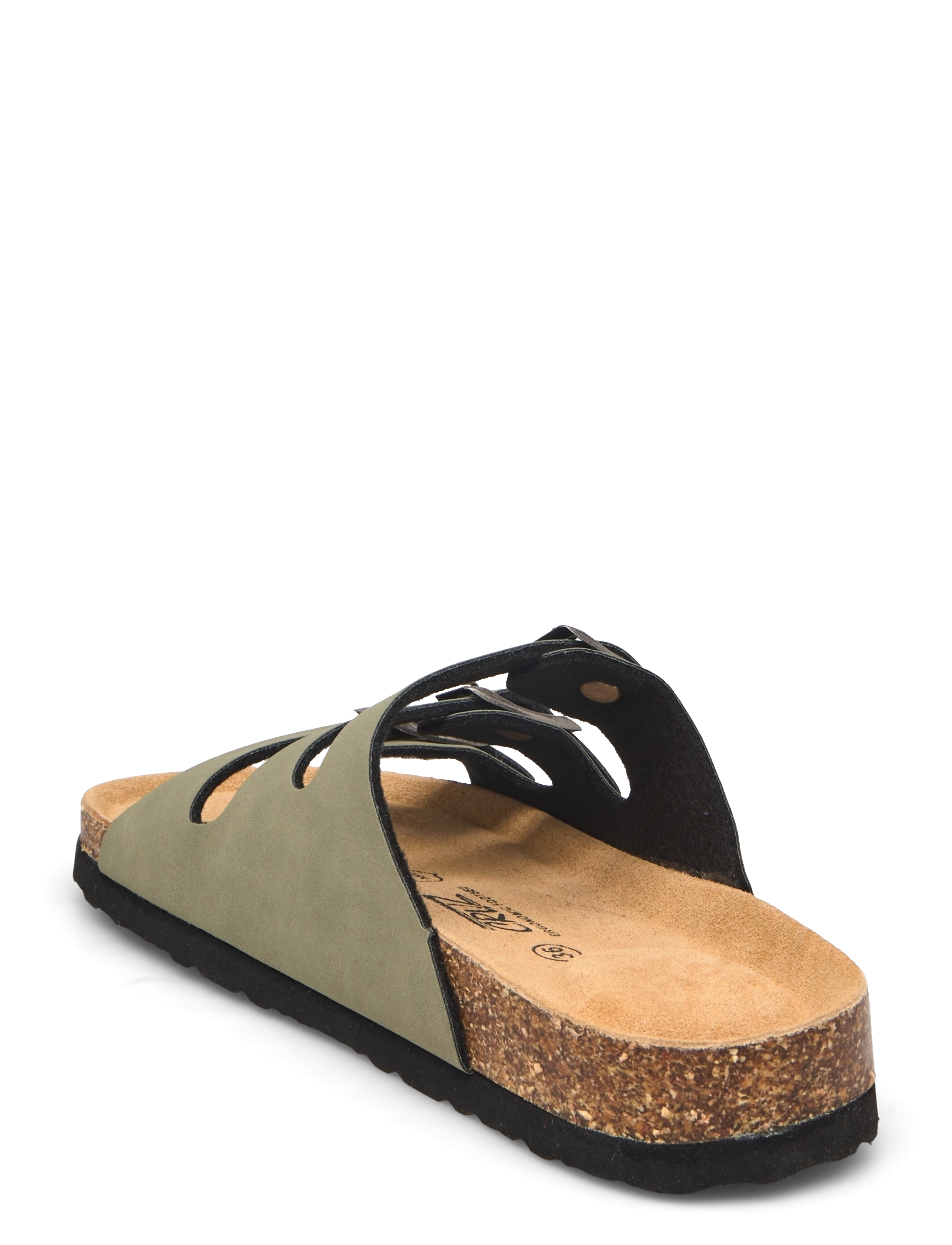 Cruz - Santa W Cork Sandals - deep lichen green - 2
