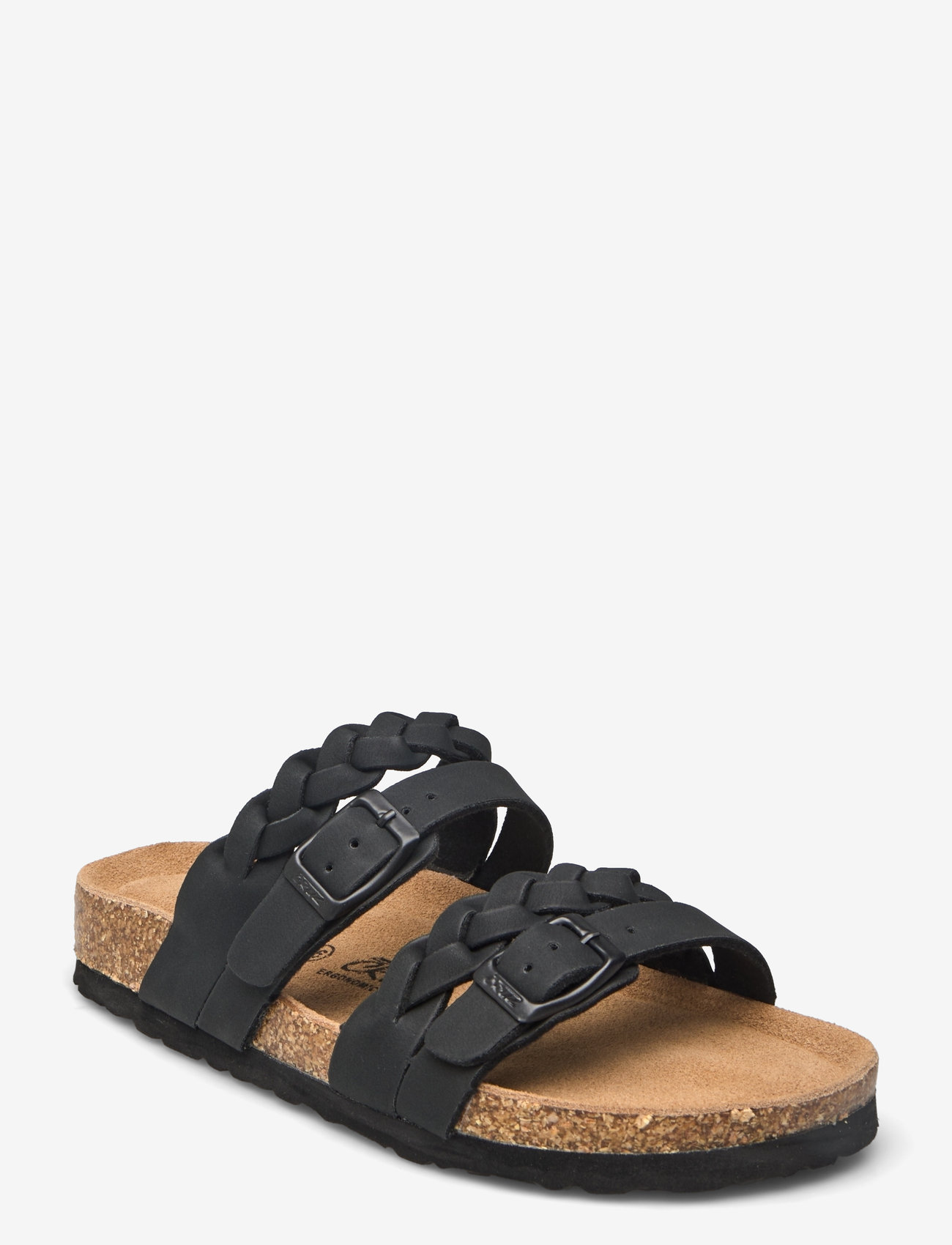 Cruz - Sapta W Cork Sandals - sandaler & tøfler - black - 0