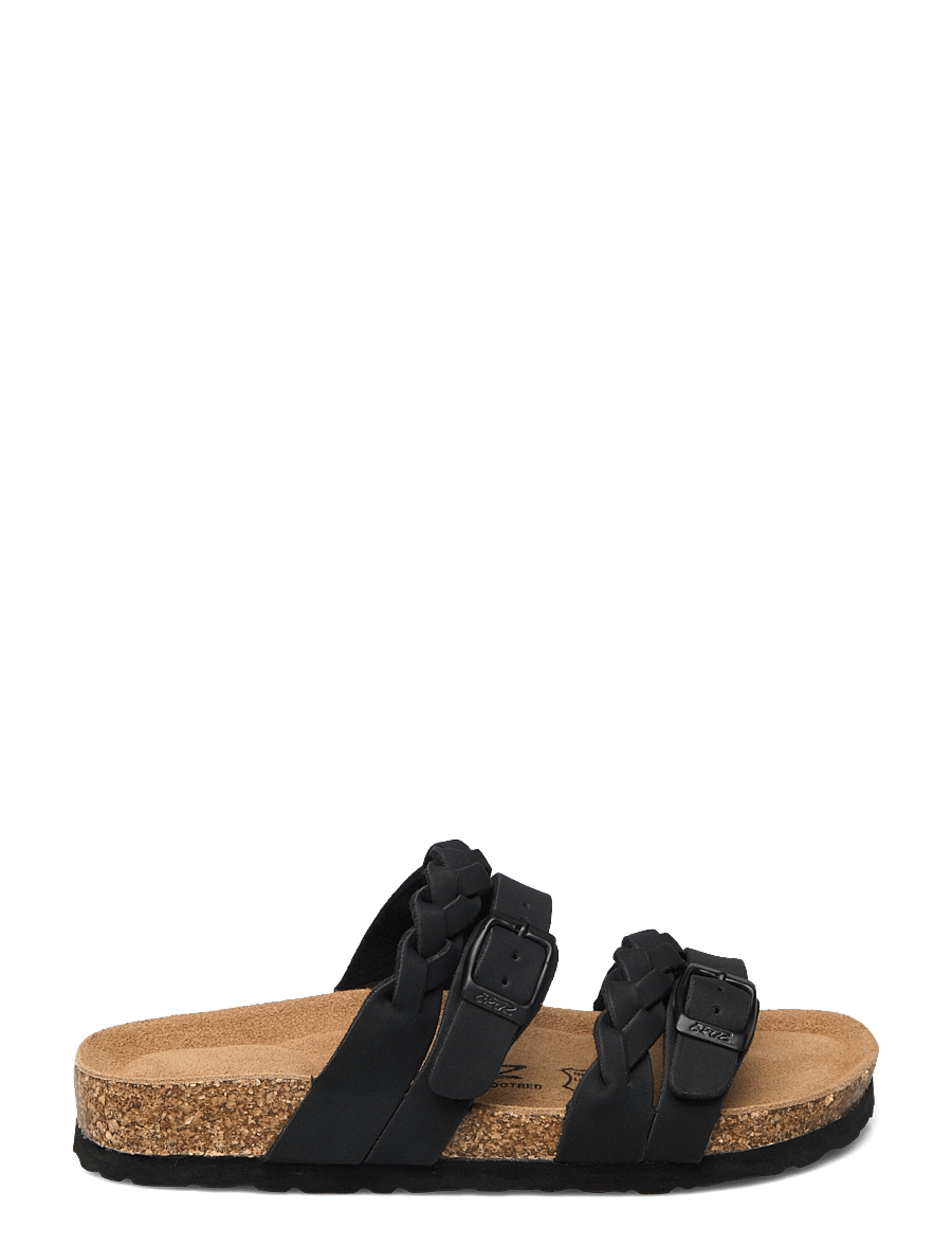 Cruz - Sapta W Cork Sandals - lässige sandalen - black - 1