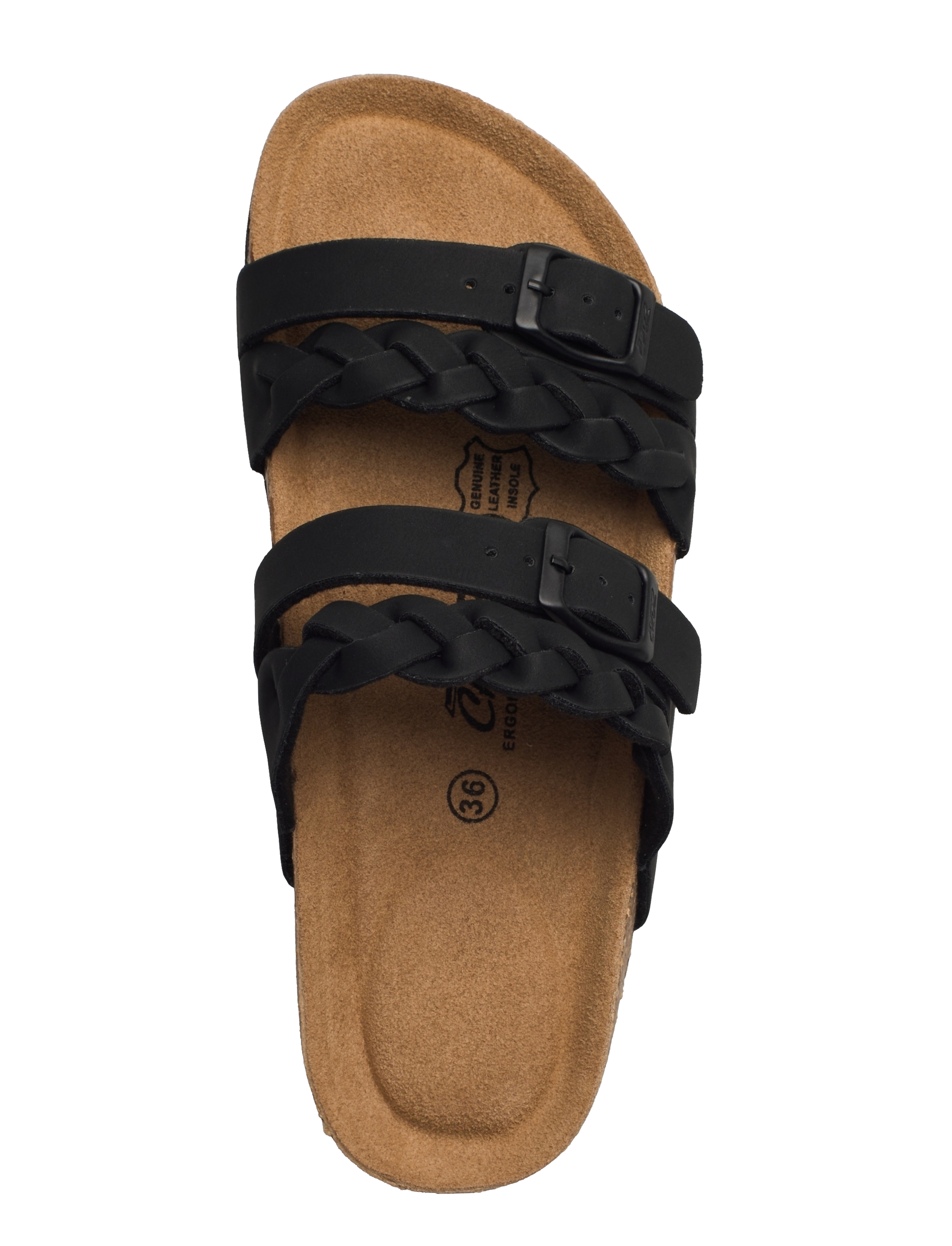 Cruz - Sapta W Cork Sandals - lässige sandalen - black - 3