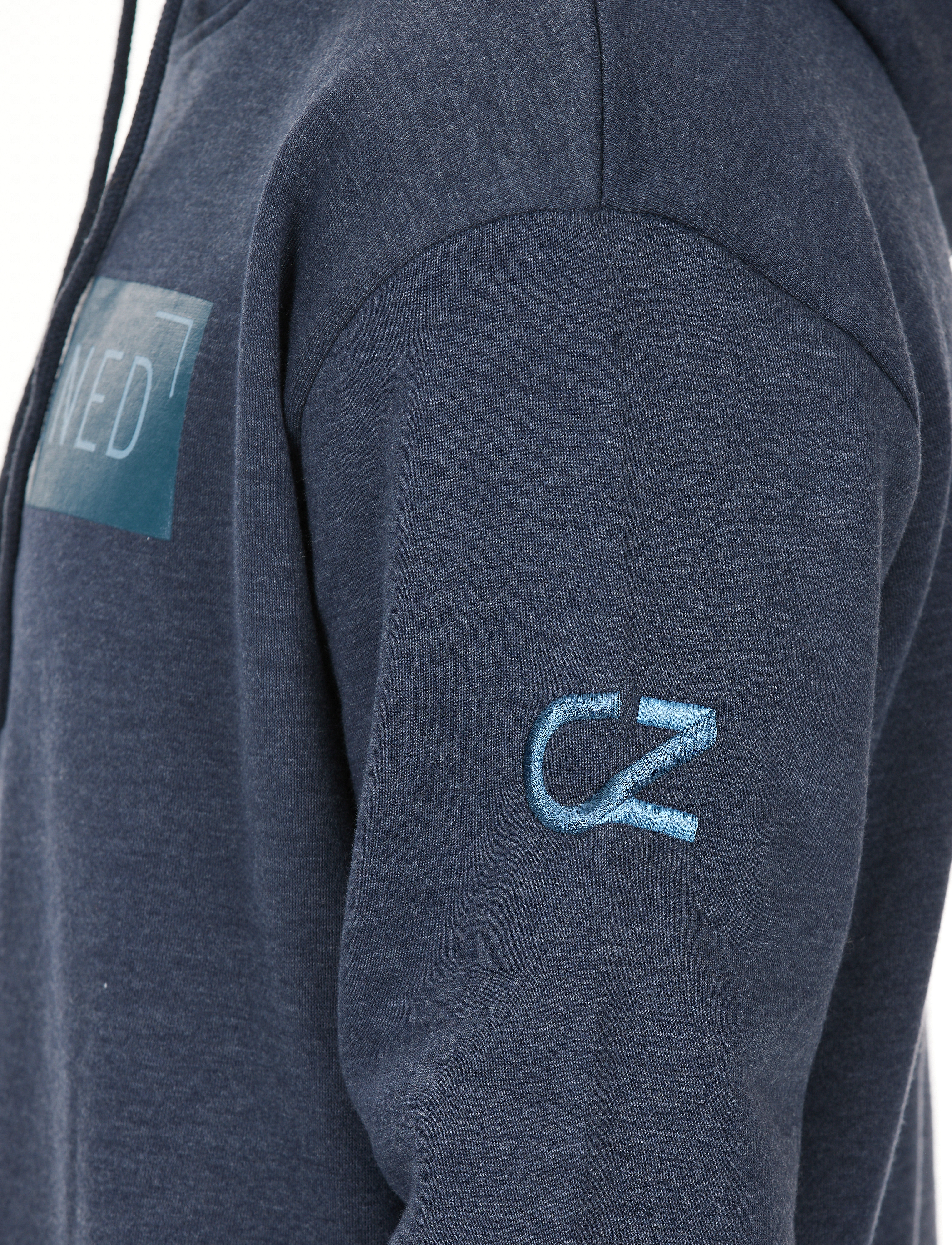Cruz - Sweeny M Hooded Sweatshirt - navy blazer - 3