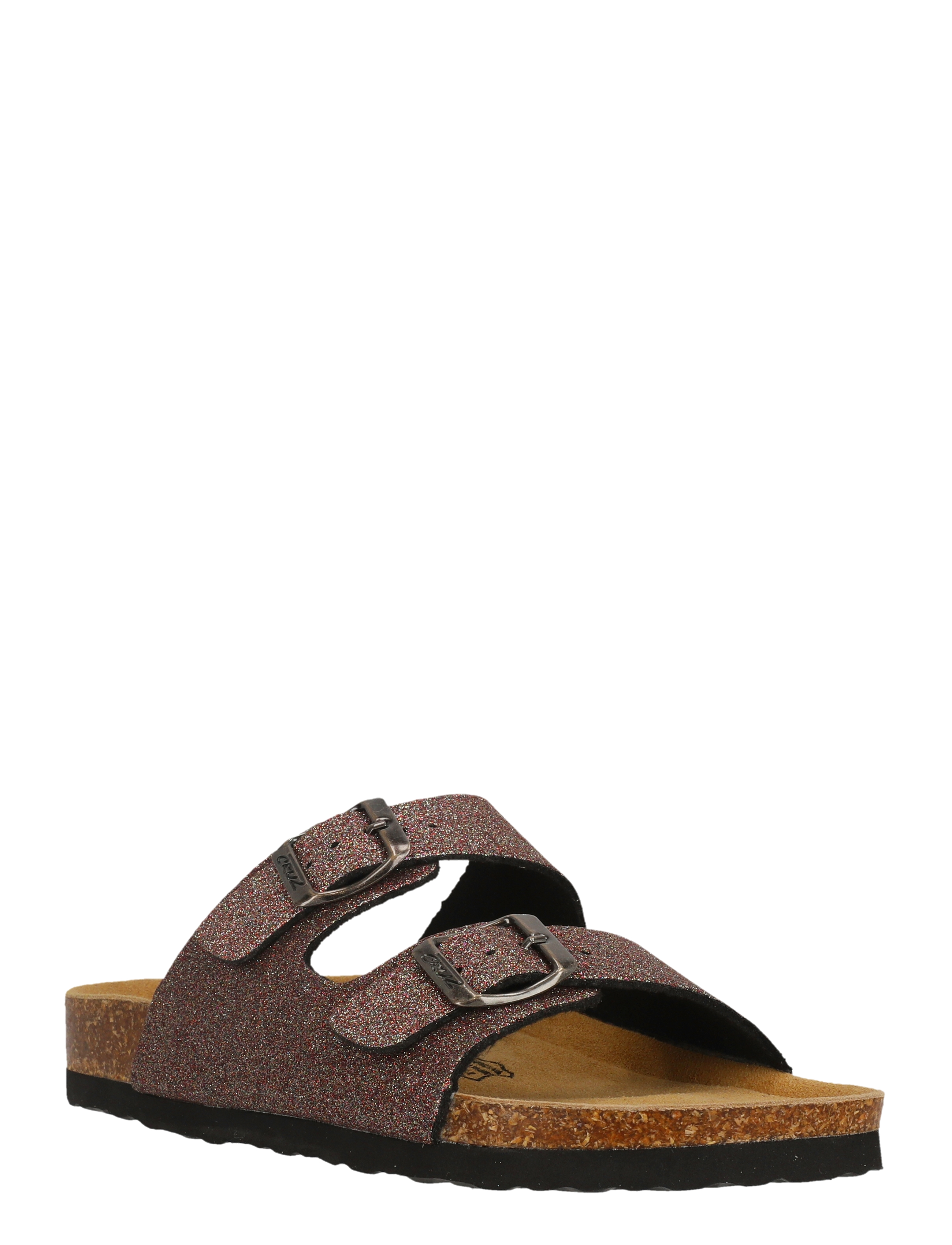 Cruz Winsy W Cork Sandal, Kvinder, Glitrende Dobbelt Rem Kork Sandal, Pink, Str: 38