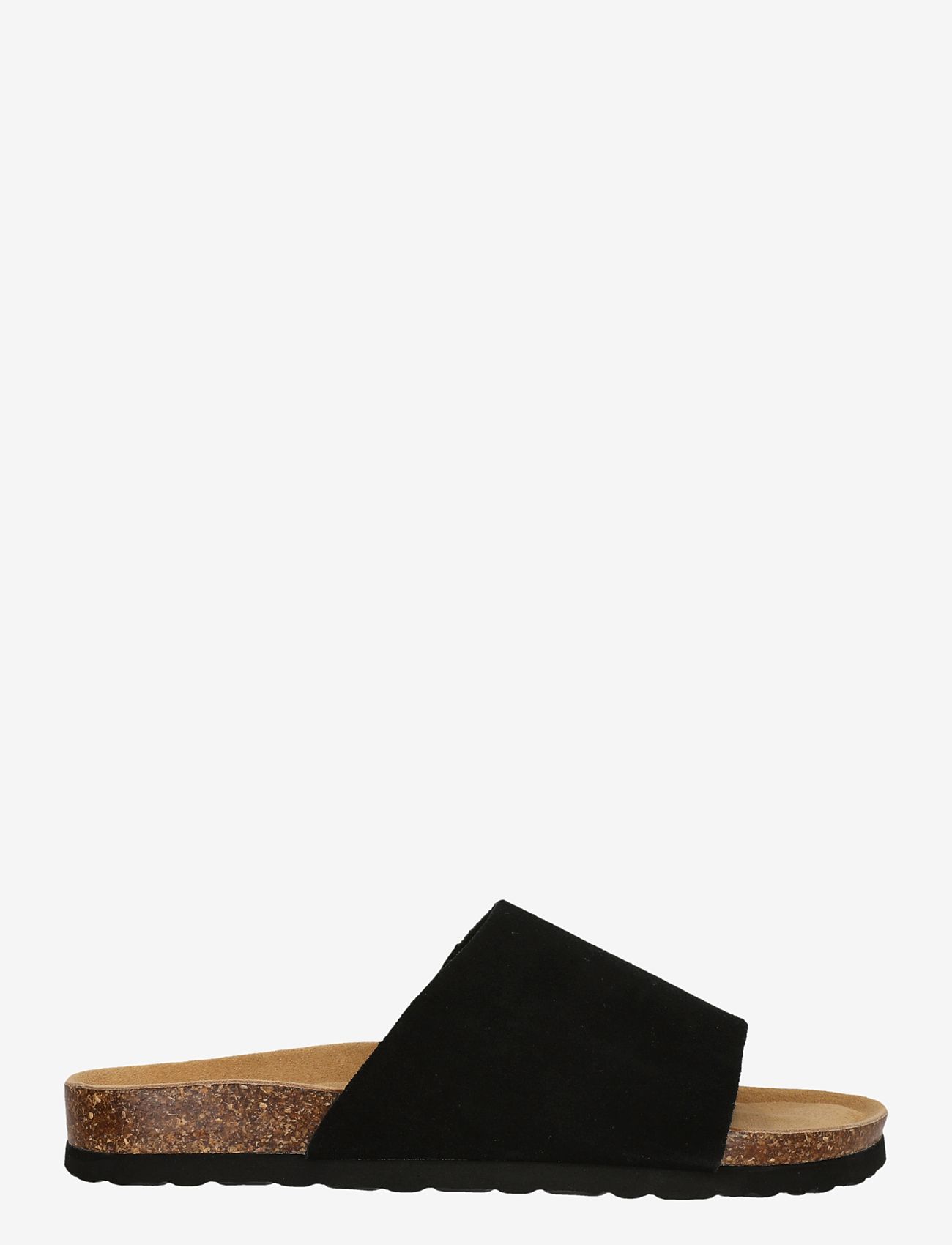 Cruz - Amarante W Leather Cork Sandal - lässige sandalen - black - 1