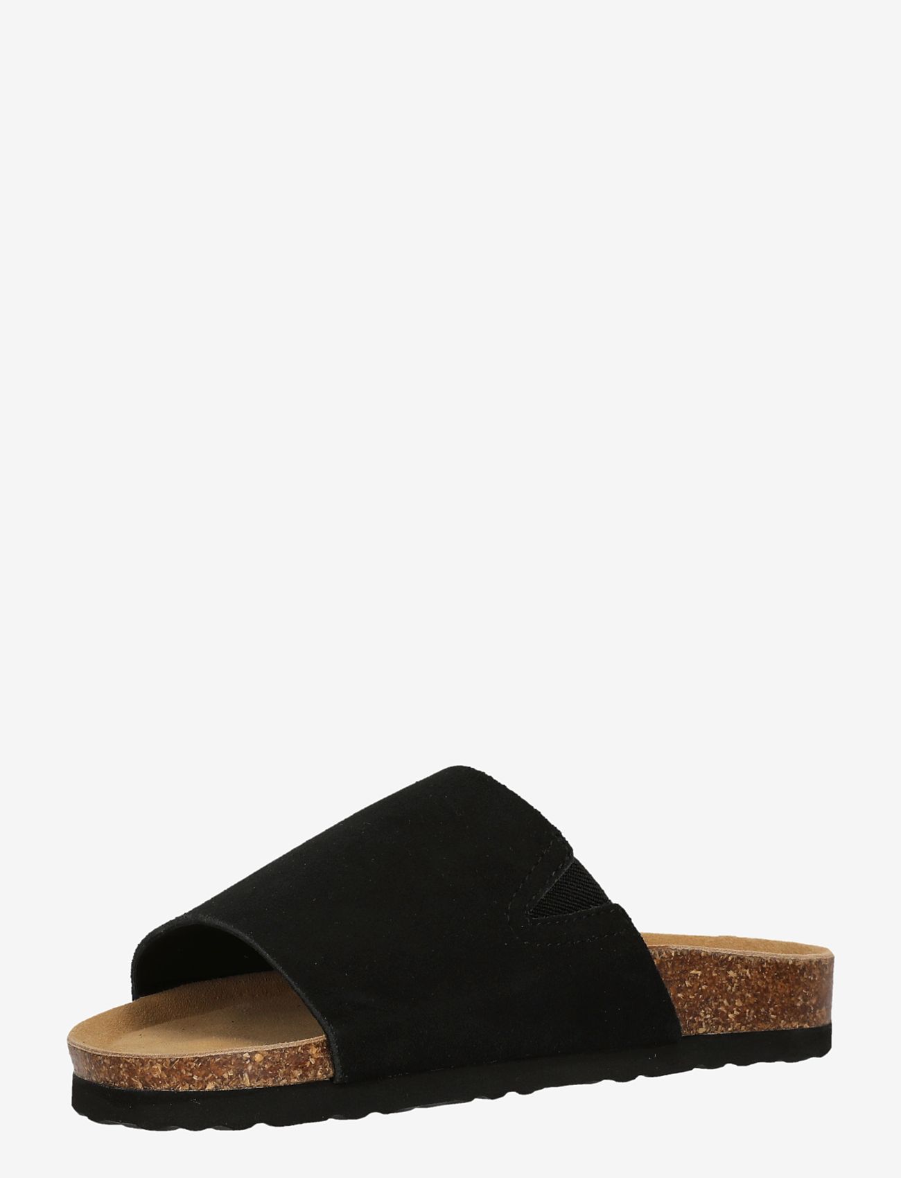 Cruz - Amarante W Leather Cork Sandal - lässige sandalen - black - 3