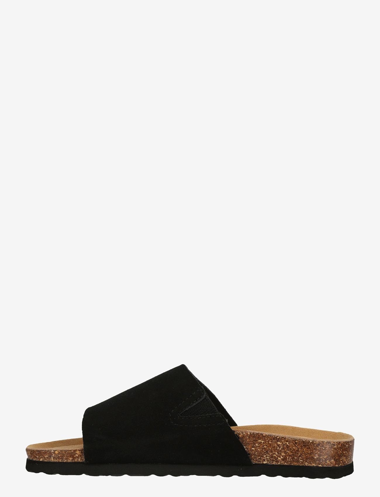 Cruz - Amarante W Leather Cork Sandal - lässige sandalen - black - 4