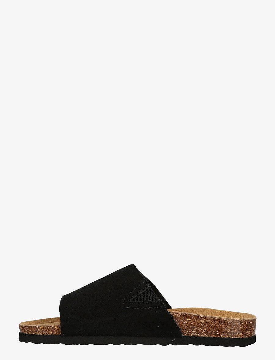 Cruz - Amarante W Leather Cork Sandal - lässige sandalen - black - 4