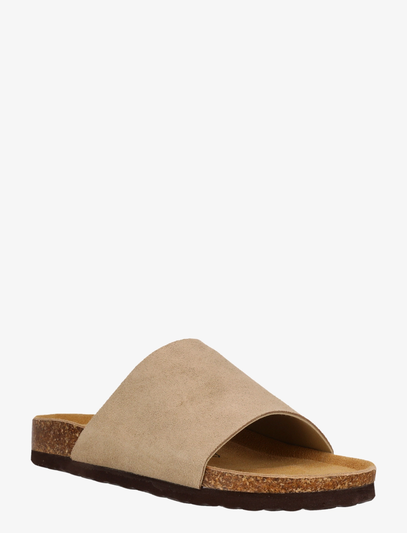 Amarante W Leather Cork Sandal - TIMBER WOLF