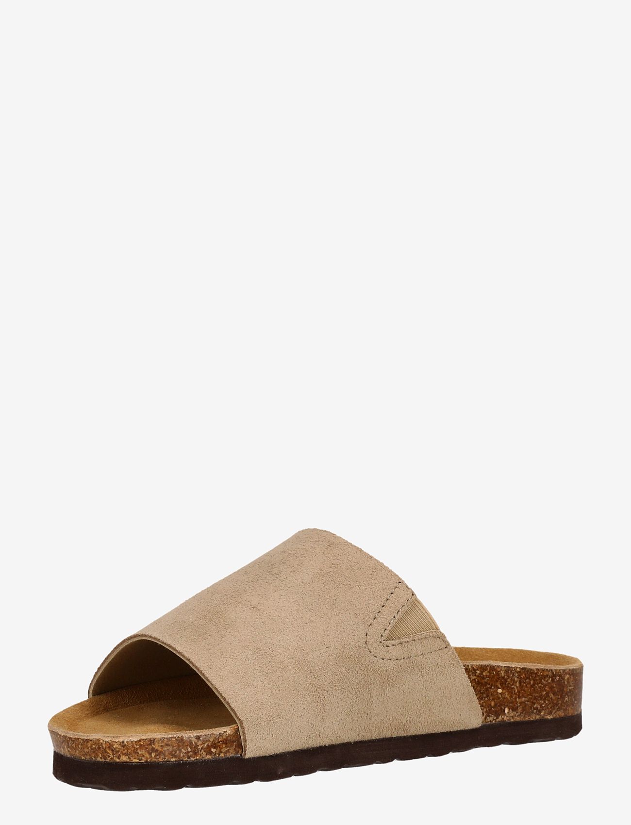 Cruz - Amarante W Leather Cork Sandal - sandaler & tøfler - timber wolf - 3