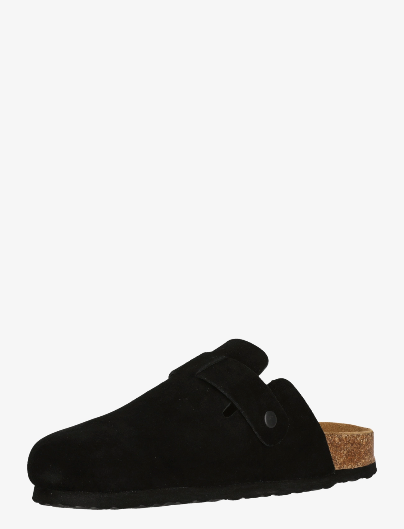 Cruz - Corwin Leather Cork Clog - sandaler & tøfler - black - 3