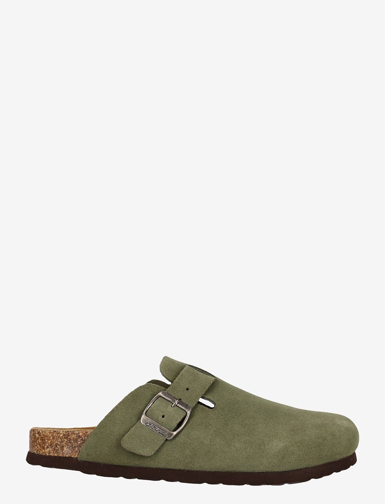 Cruz - Corwin Leather Cork Clog - sandaler & tøfler - deep lichen green - 1