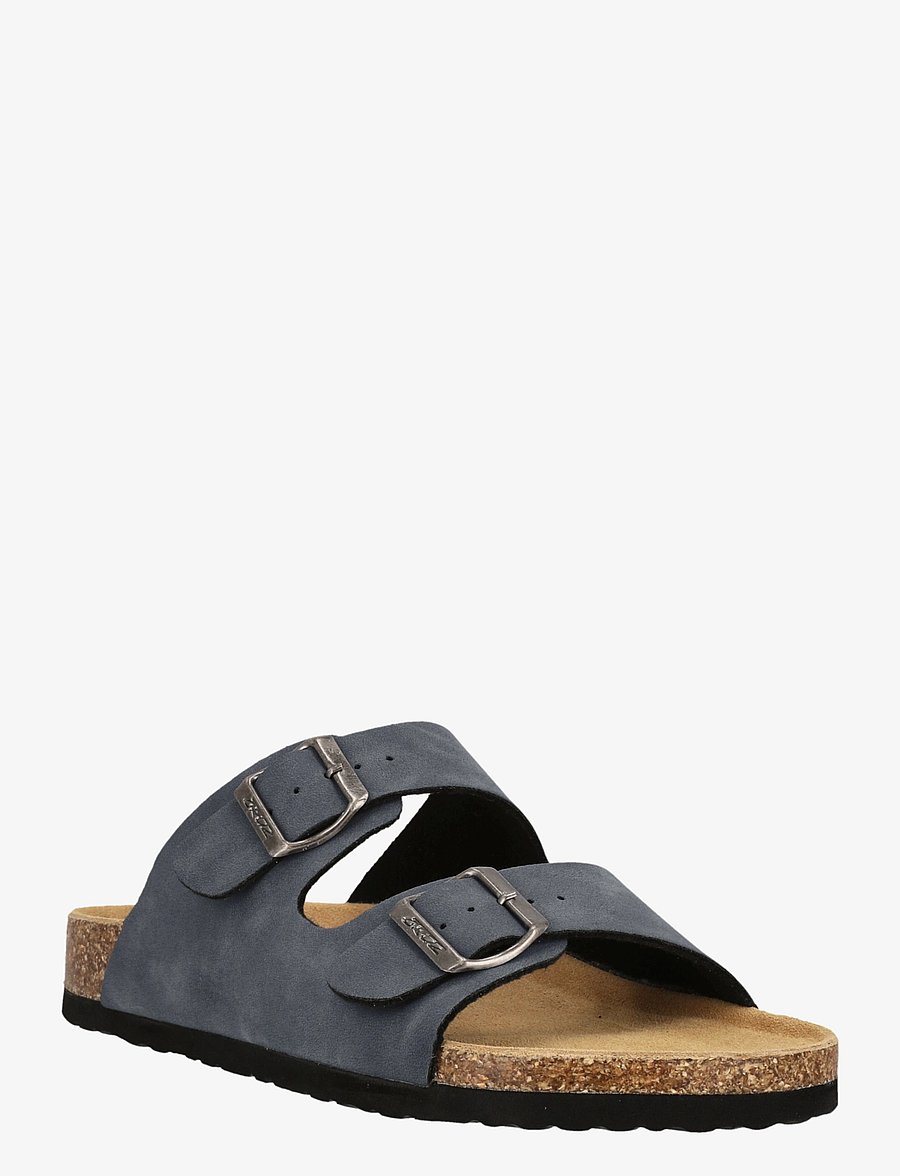 Cruz - Cosimo Leather Cork Sandal - vintage indigo - 0