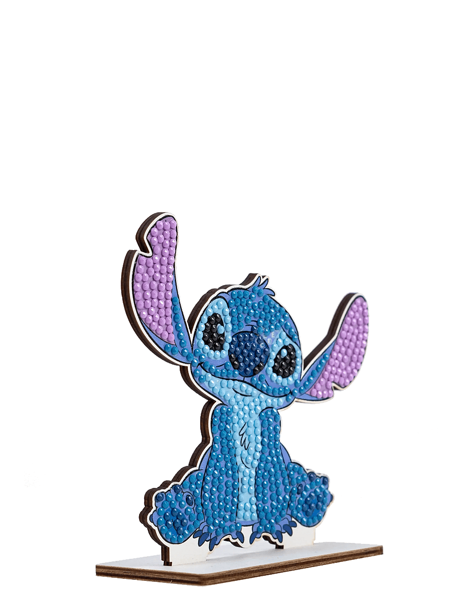 Crystal Art - Stitch, Crystal Art Buddies - pysselset - blue - 0