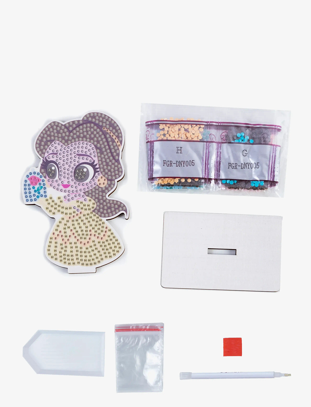 Crystal Art - Belle, Crystal Art Buddies - kreasæt - multi coloured - 1
