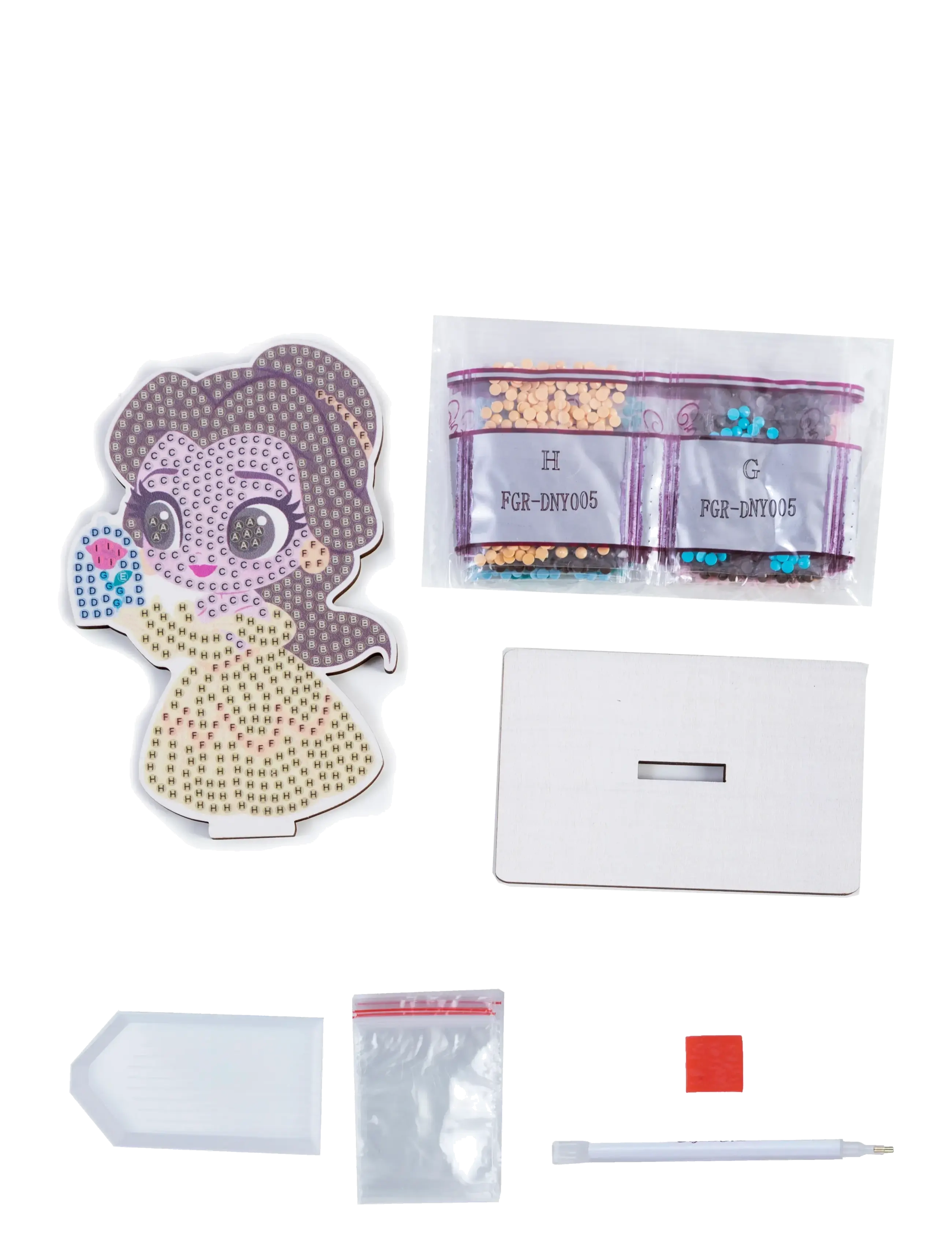 Crystal Art - Belle, Crystal Art Buddies - askartelusetit - multi coloured - 1