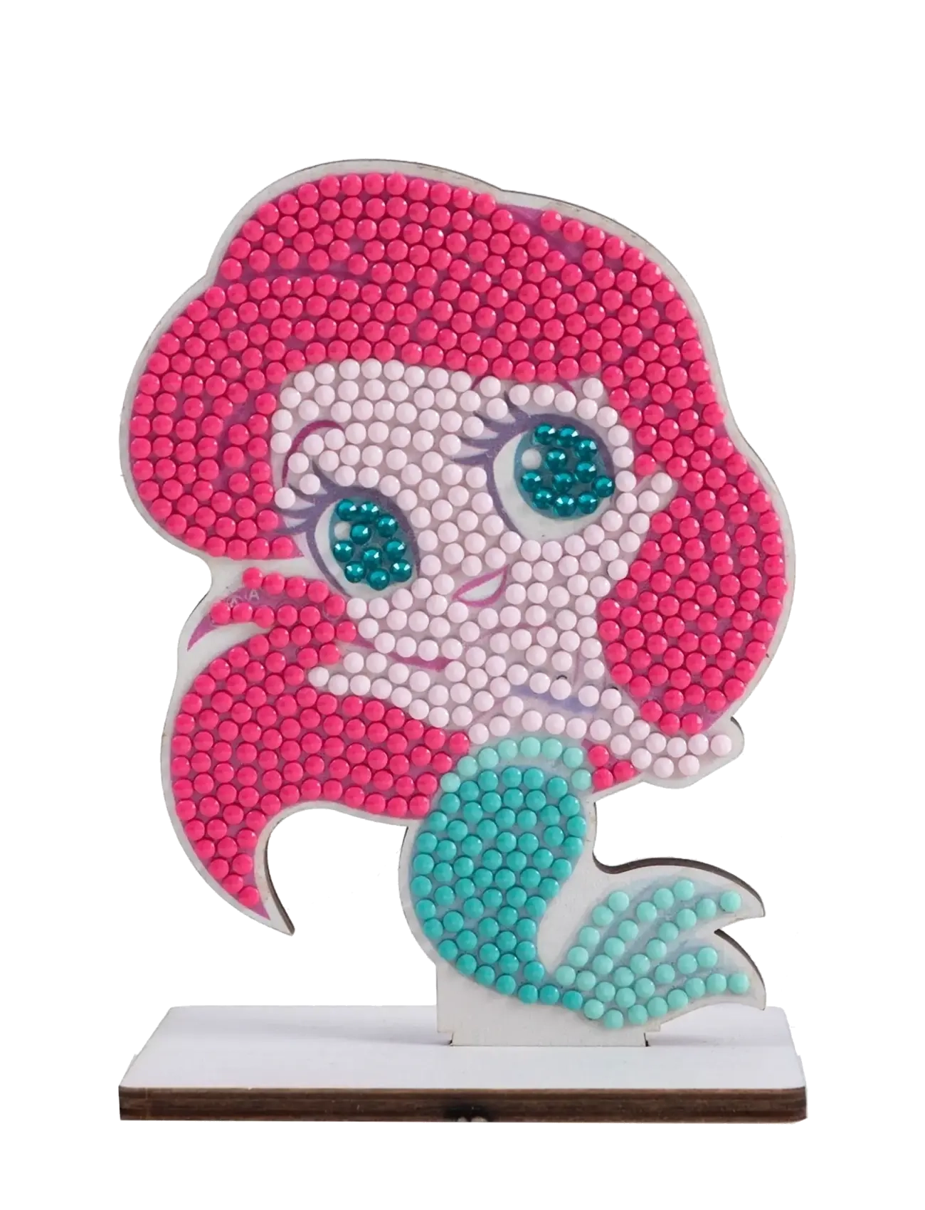 Crystal Art Little Mermaid, Crystal Art Buddies, One Size, Pink, Håndværk > Håndværkssæt, Børn