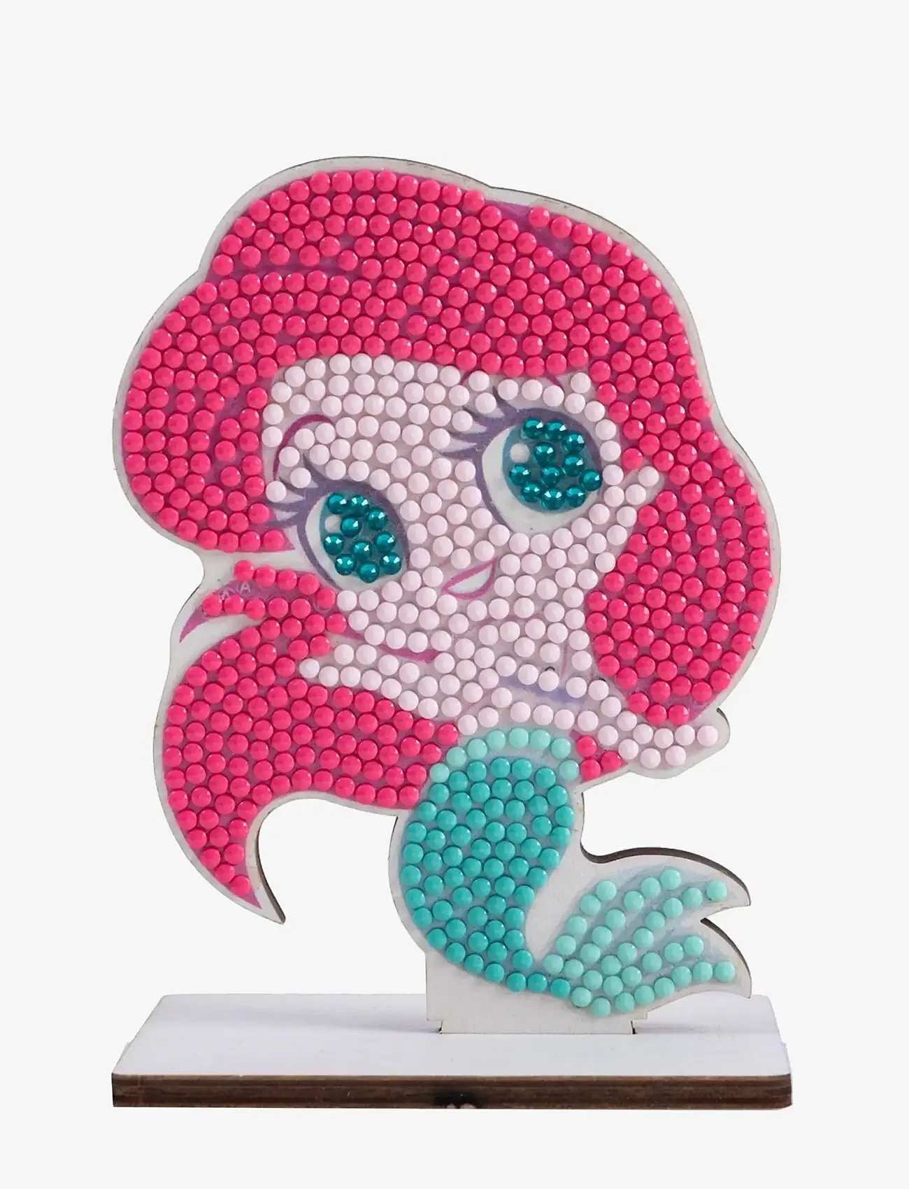 Crystal Art - Little Mermaid, Crystal Art Buddies - pysselset - pink - 0