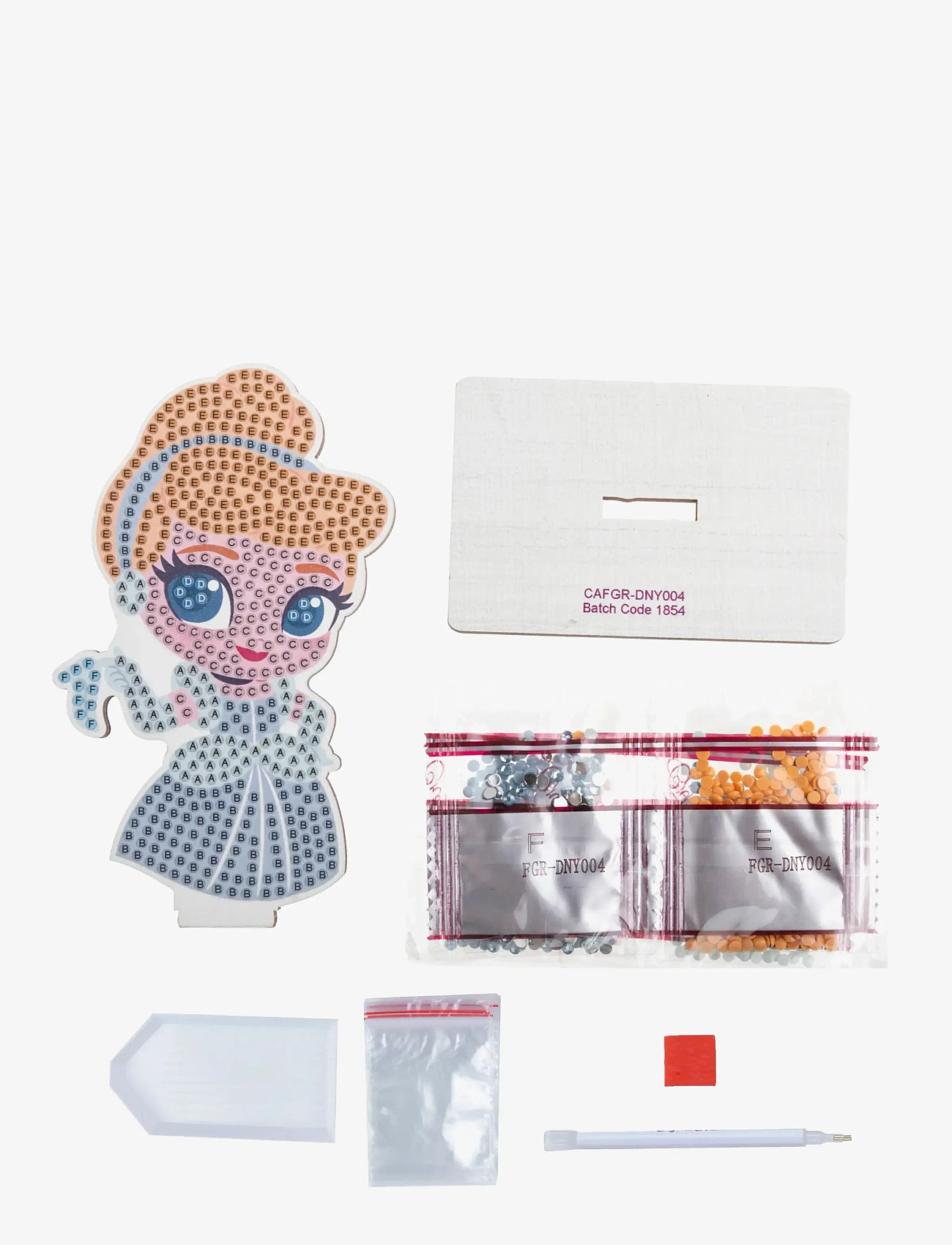 Crystal Art - Cinderella, Crystal Art Buddies - kreasæt - multi coloured - 1