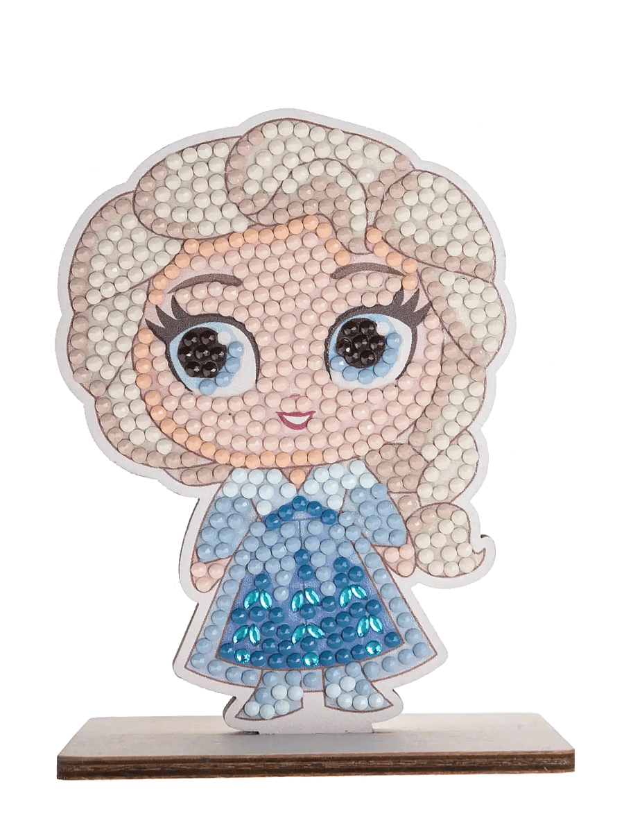 Crystal Art - Elsa, Crystal Art Buddies - askartelusetit - blue - 0