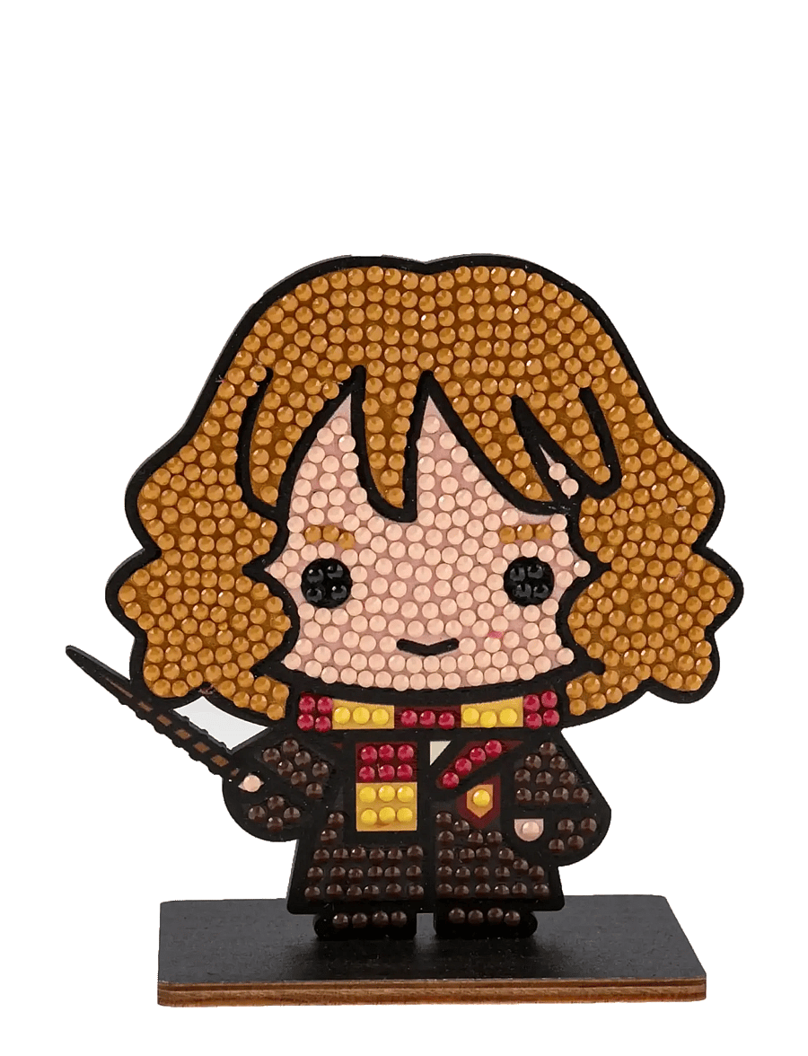 Crystal Art - Hermione Granger, Crystal Art Buddies - föndursett - brown - 0