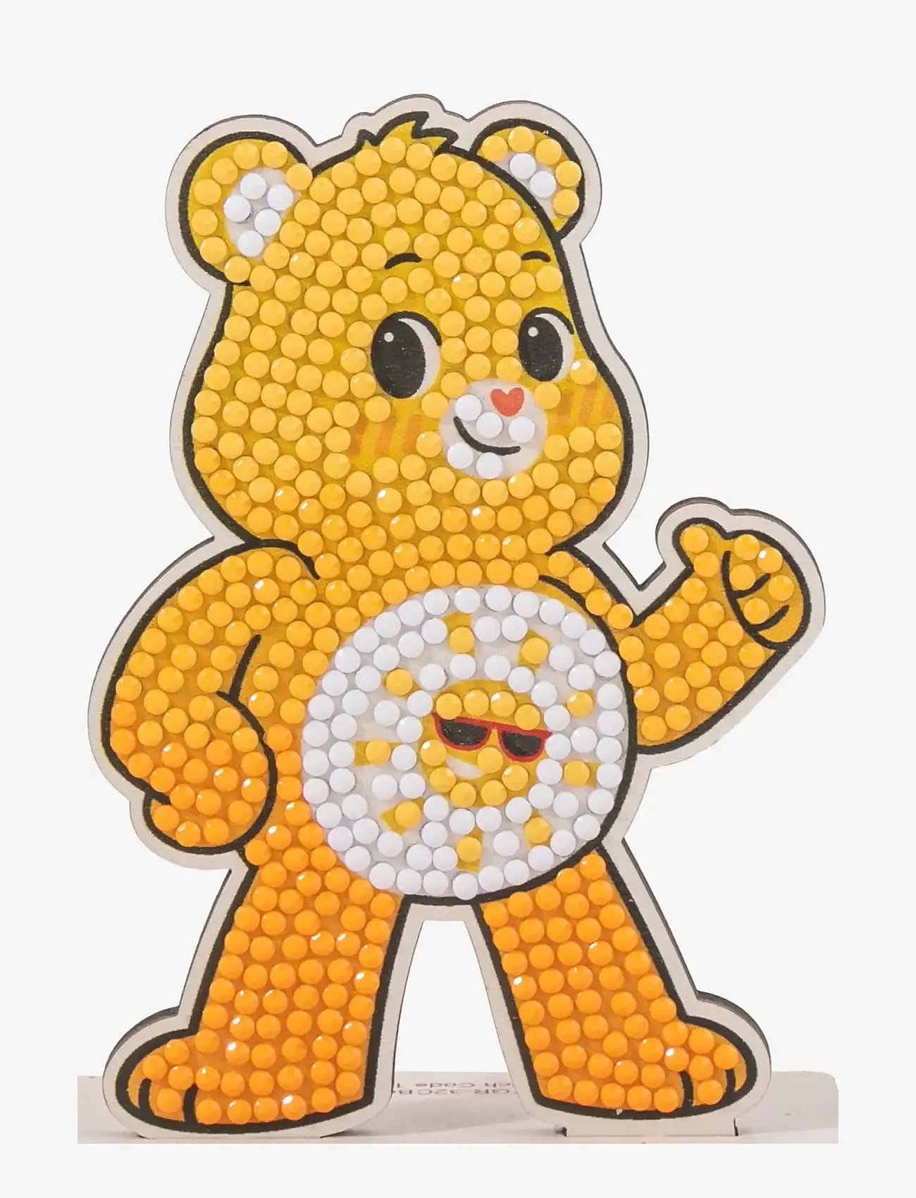Crystal Art - Funshine Bear, Crystal Art Buddy - kreasæt - yellow - 0