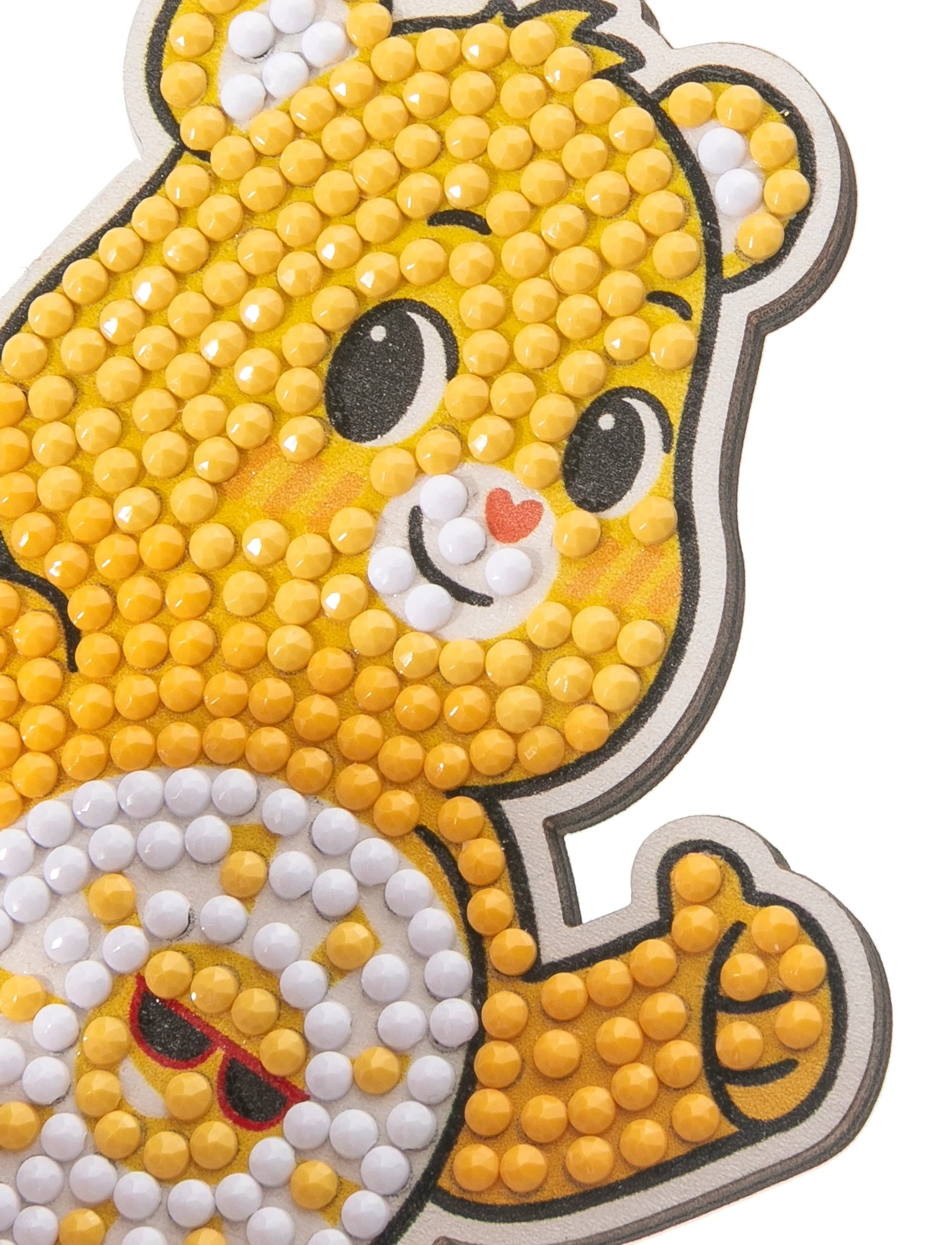 Crystal Art - Funshine Bear, Crystal Art Buddy - föndursett - yellow - 2