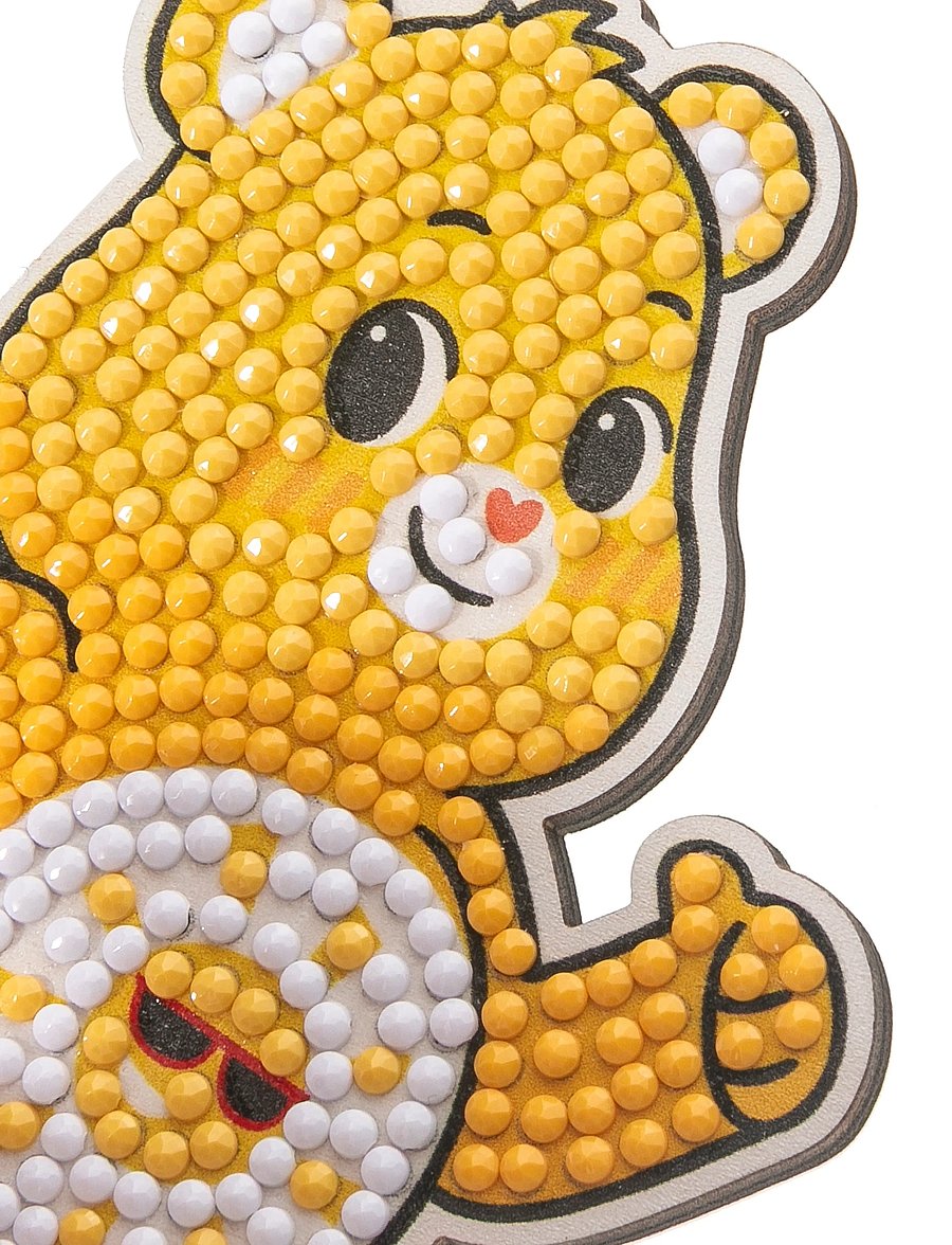 Crystal Art - Funshine Bear, Crystal Art Buddy - föndursett - yellow - 2