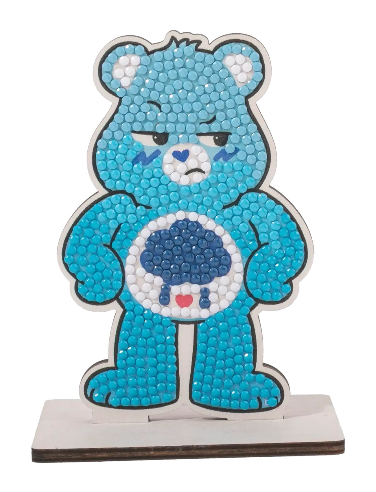 Crystal Art Grumpy Bear, Crystal Art Buddy, Craft Sæt, Blå, Str: ONE SIZE