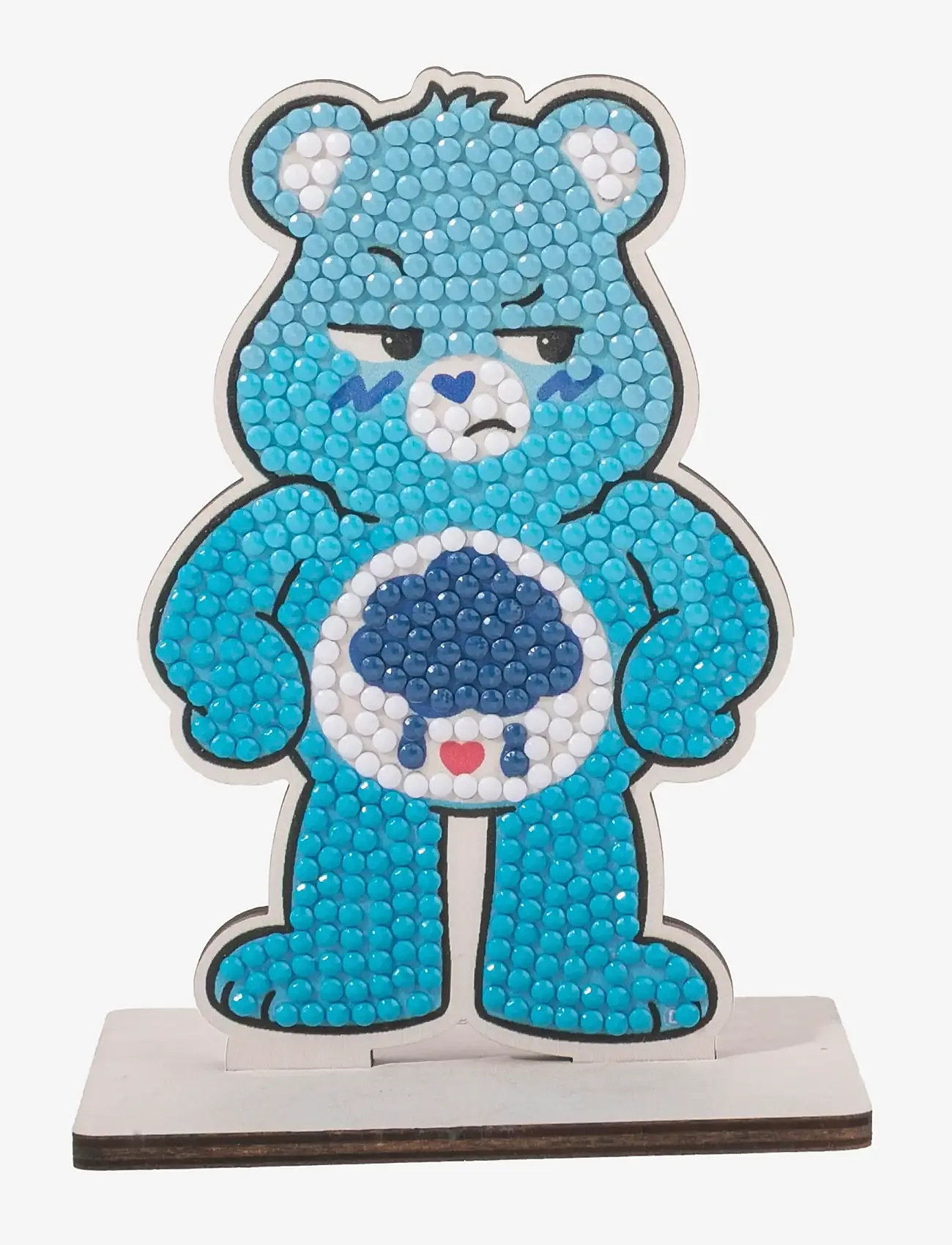 Crystal Art - Grumpy Bear, Crystal Art Buddy - kreasæt - blue - 0