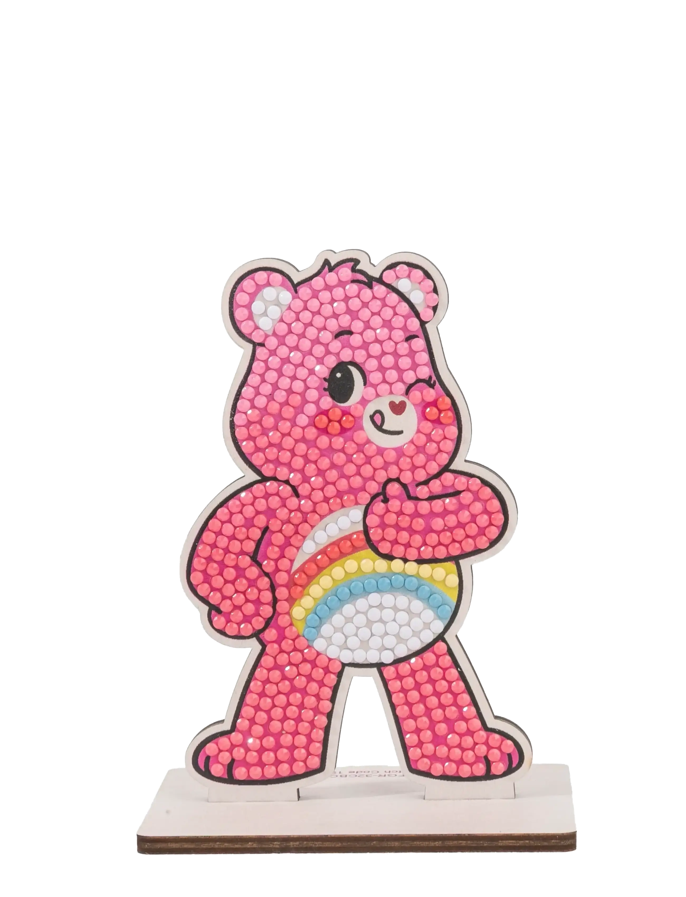 Crystal Art Cheer Bear, Crystal Art Buddy, One Size, Pink, Håndværk > Håndværkssæt, Børn