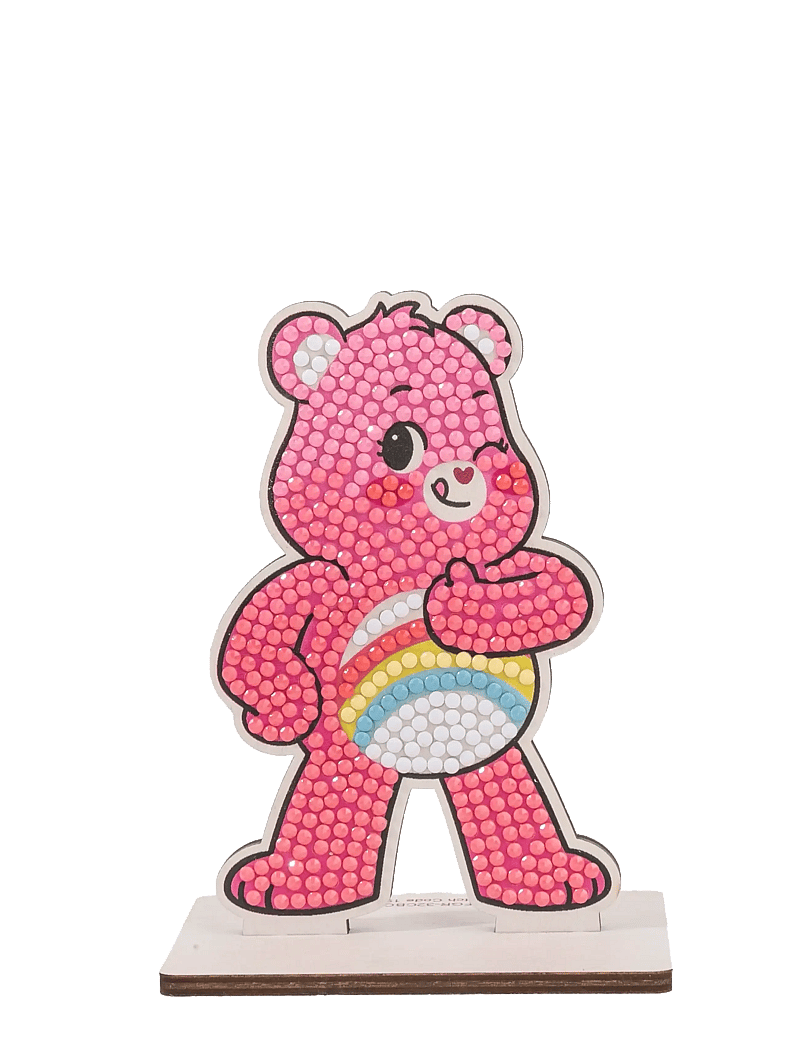 Crystal Art - Cheer Bear, Crystal Art Buddy - askartelusetit - pink - 0