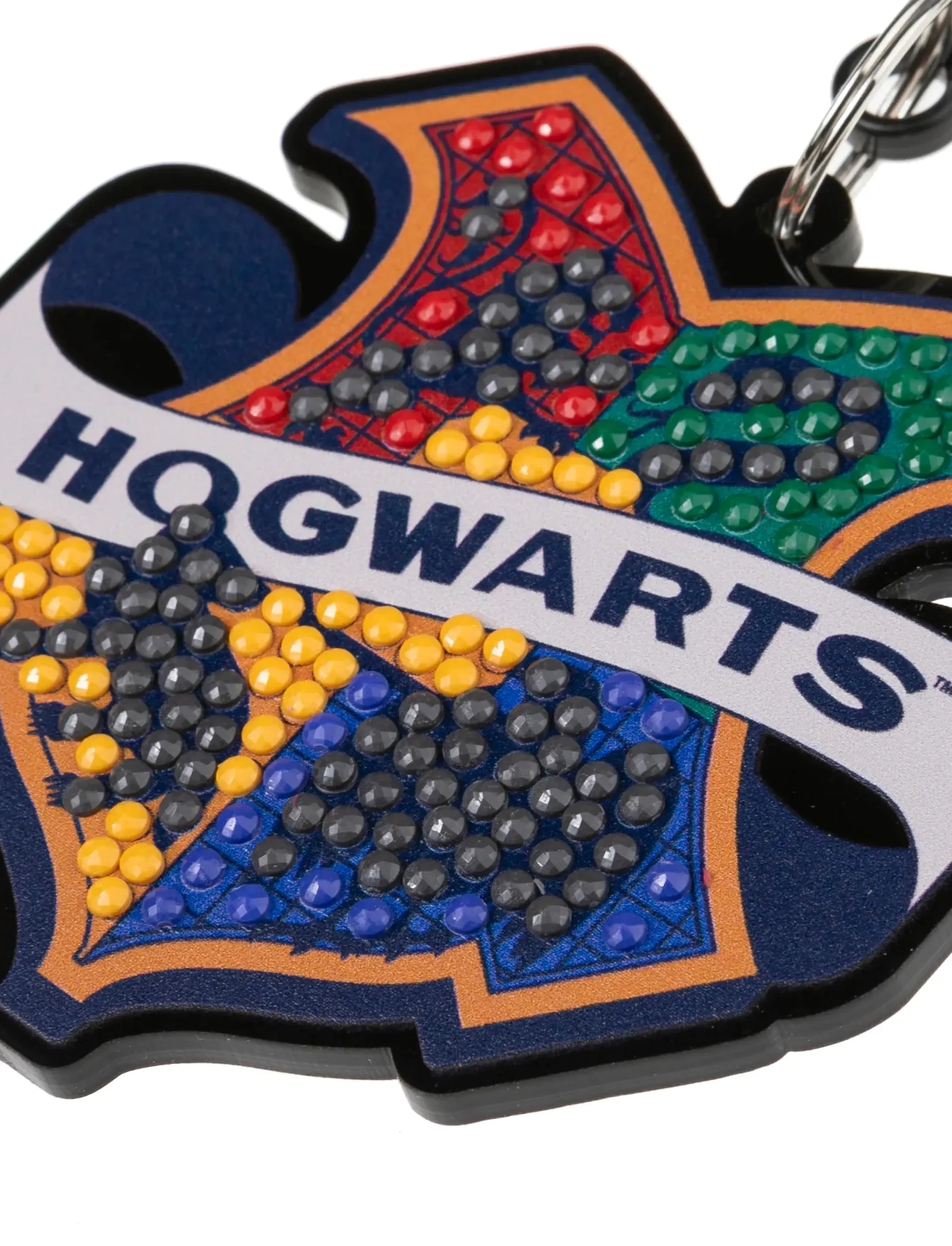 Crystal Art - Hogwarts Badge, Crystal Art Bag Charms - kreasæt - black - 2