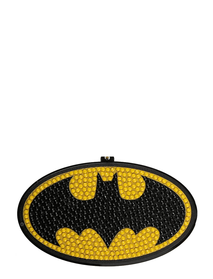 Crystal Art - Batman, Crystal Art Bag Charms - askartelusetit - black - 0