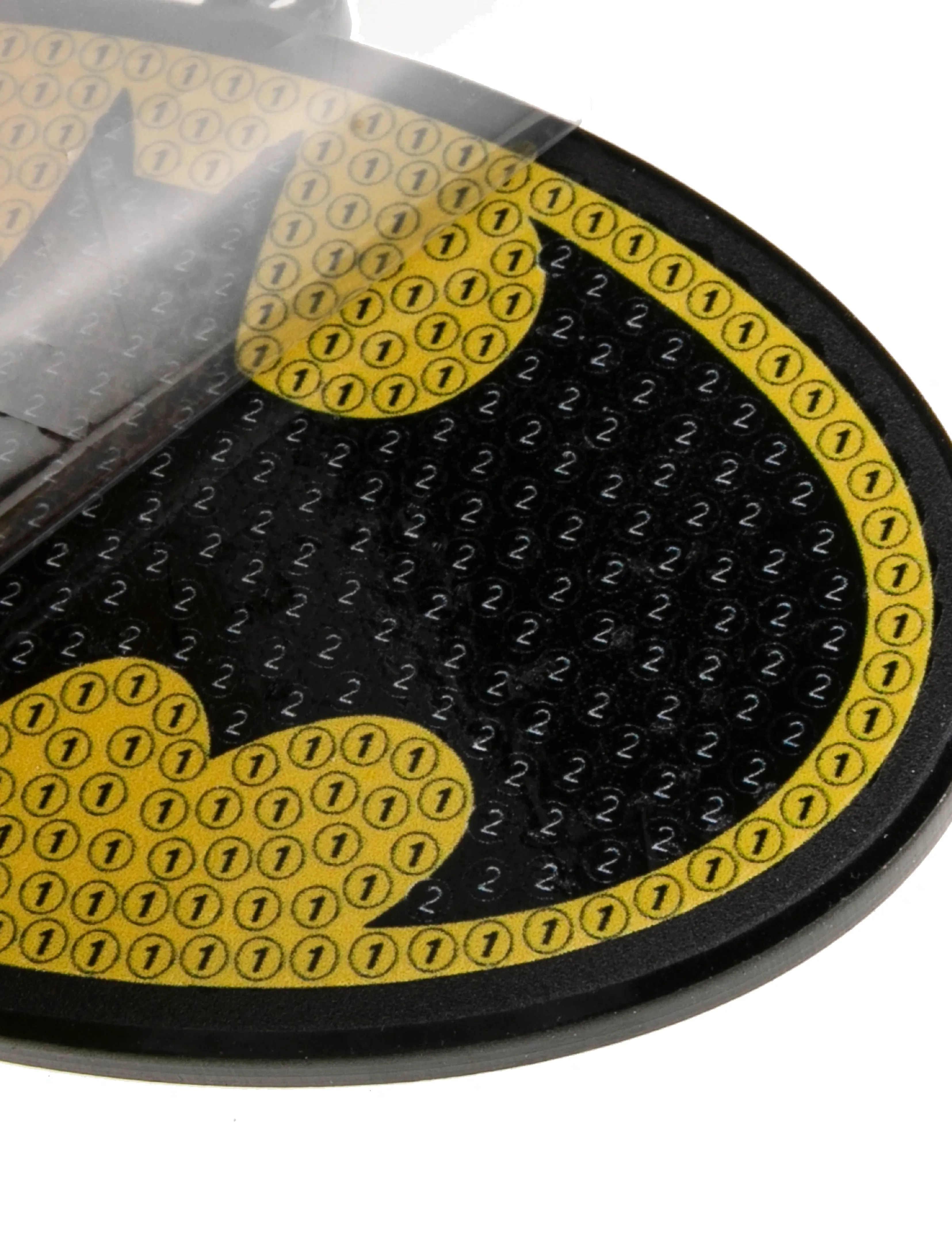Crystal Art - Batman, Crystal Art Bag Charms - kreasæt - black - 2