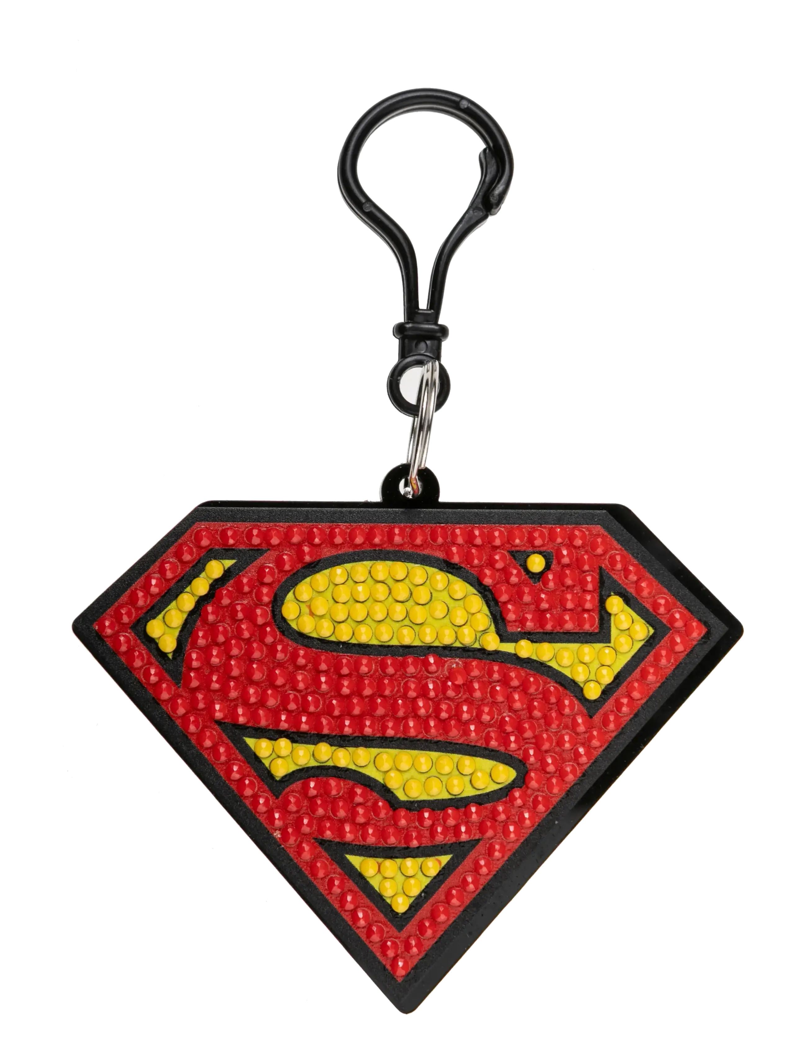 Crystal Art Superman, Crystal Art Bag Charms - Legetøj - RED / red
