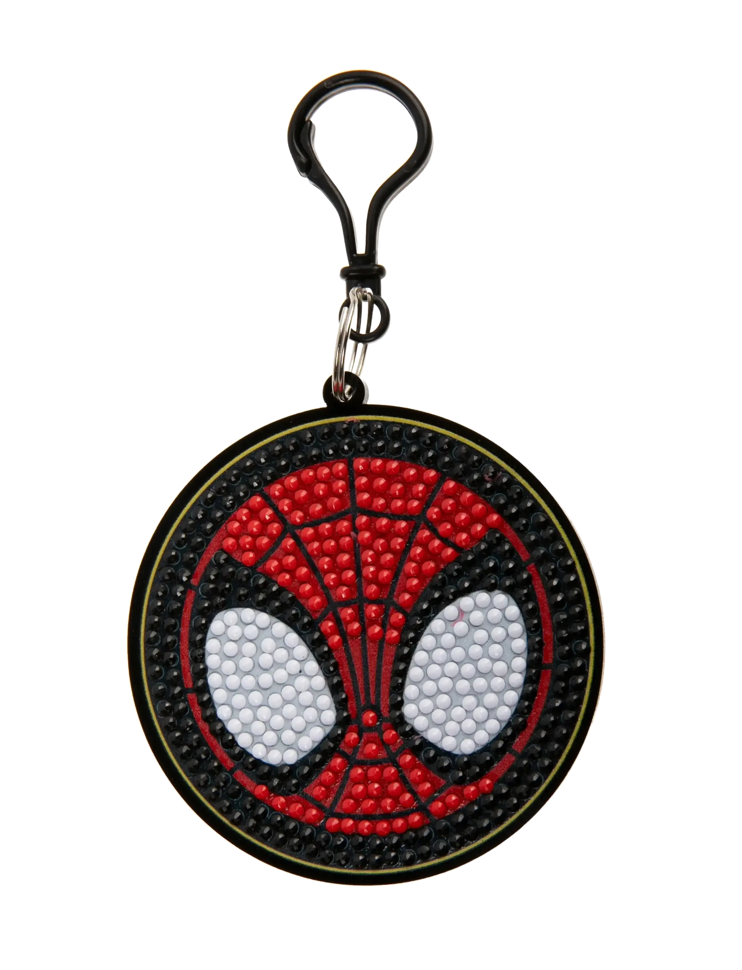 Crystal Art Spider-Man, Crystal Art Bag Charms, Børn, Craft Sæt, Rød, Str: ONE SIZE