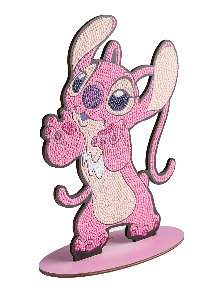 Crystal Art - Angel, Crystal Art Buddies XL! - askartelusetit - pink - 0