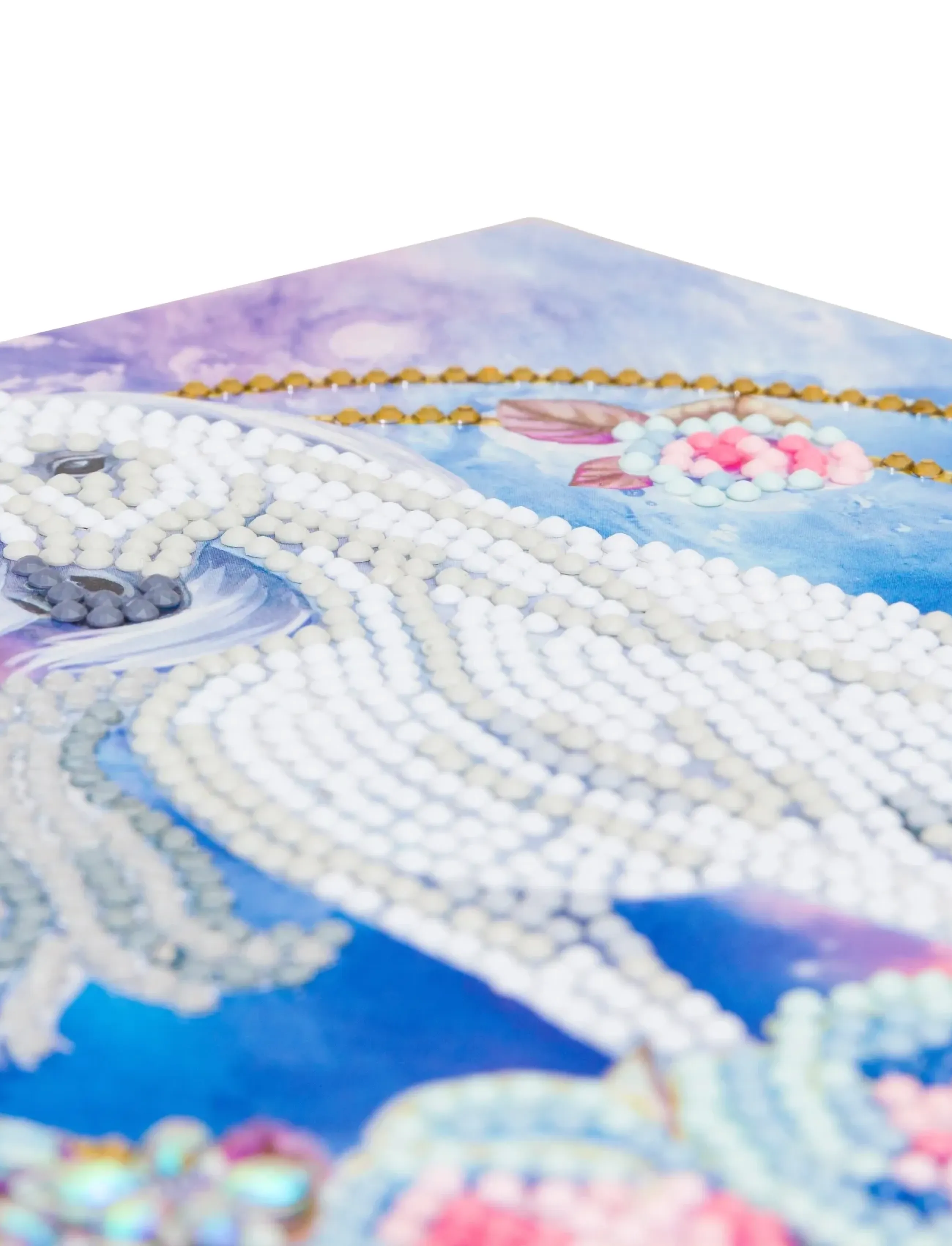 Crystal Art - Unicorn Garland, Crystal Art Card Kit - kreasæt - white - 2