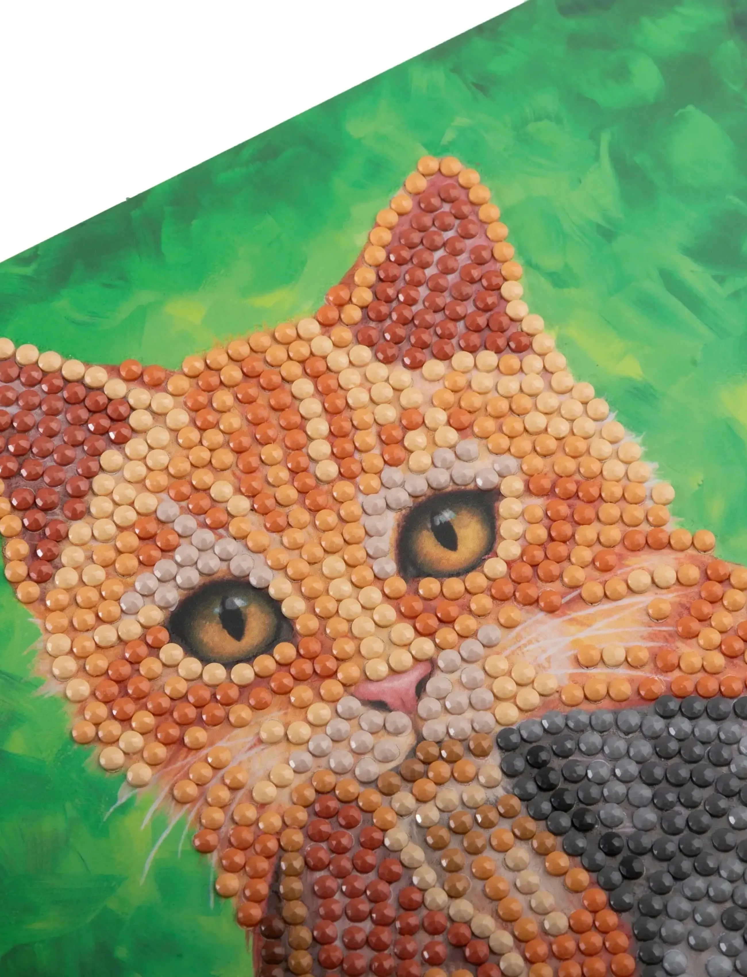 Crystal Art - Cat Portrait, Crystal Art Card Kit - kreasæt - multi coloured - 2