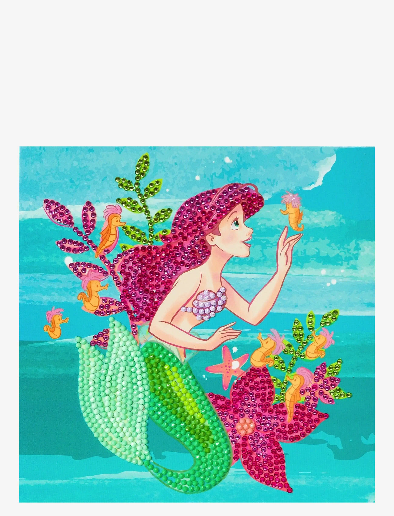 Crystal Art - Ariel, Crystal Art Card Kit - pysselset - purple - 0