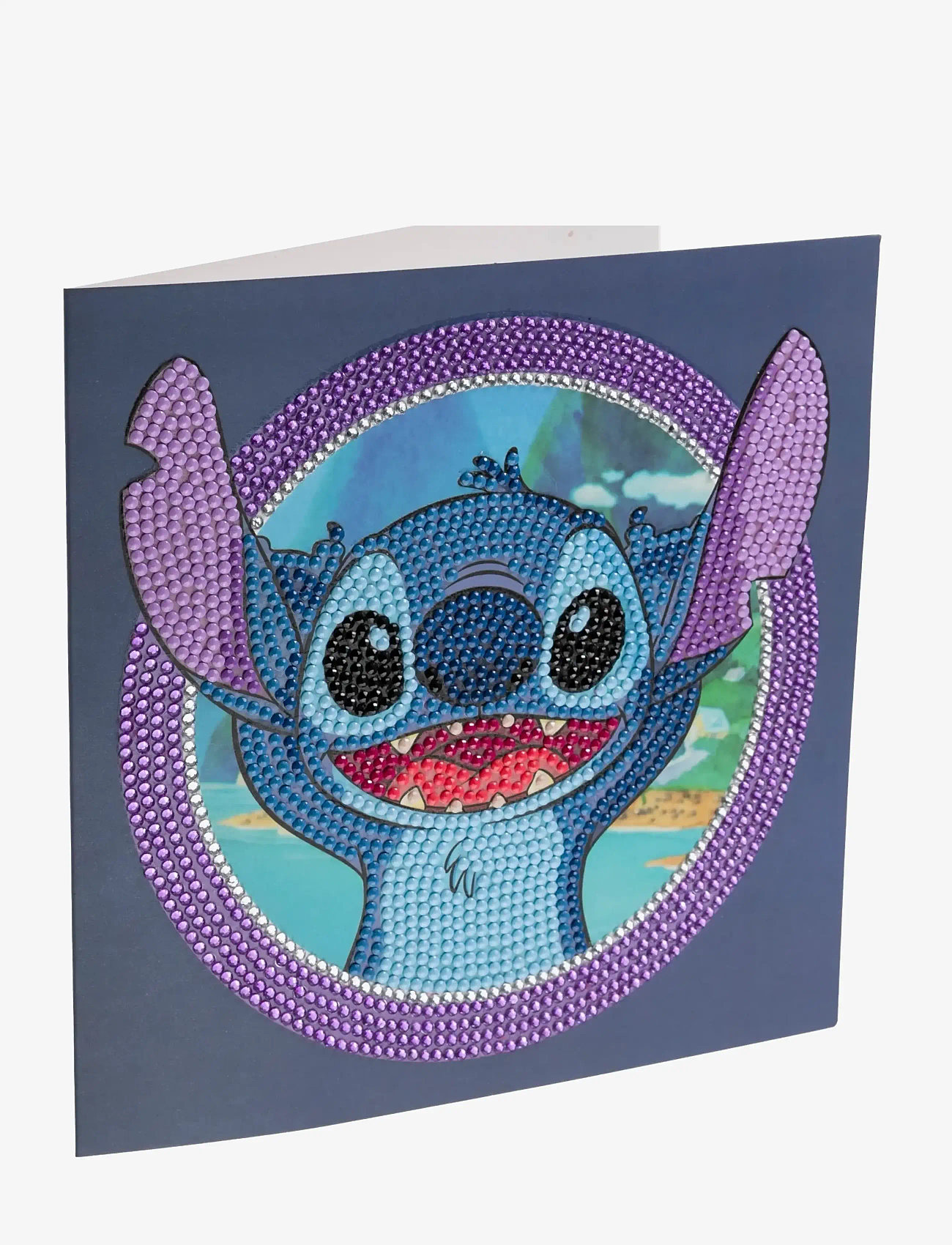 Crystal Art - Stitch, Crystal Art Card Kit - kreasæt - blue - 0