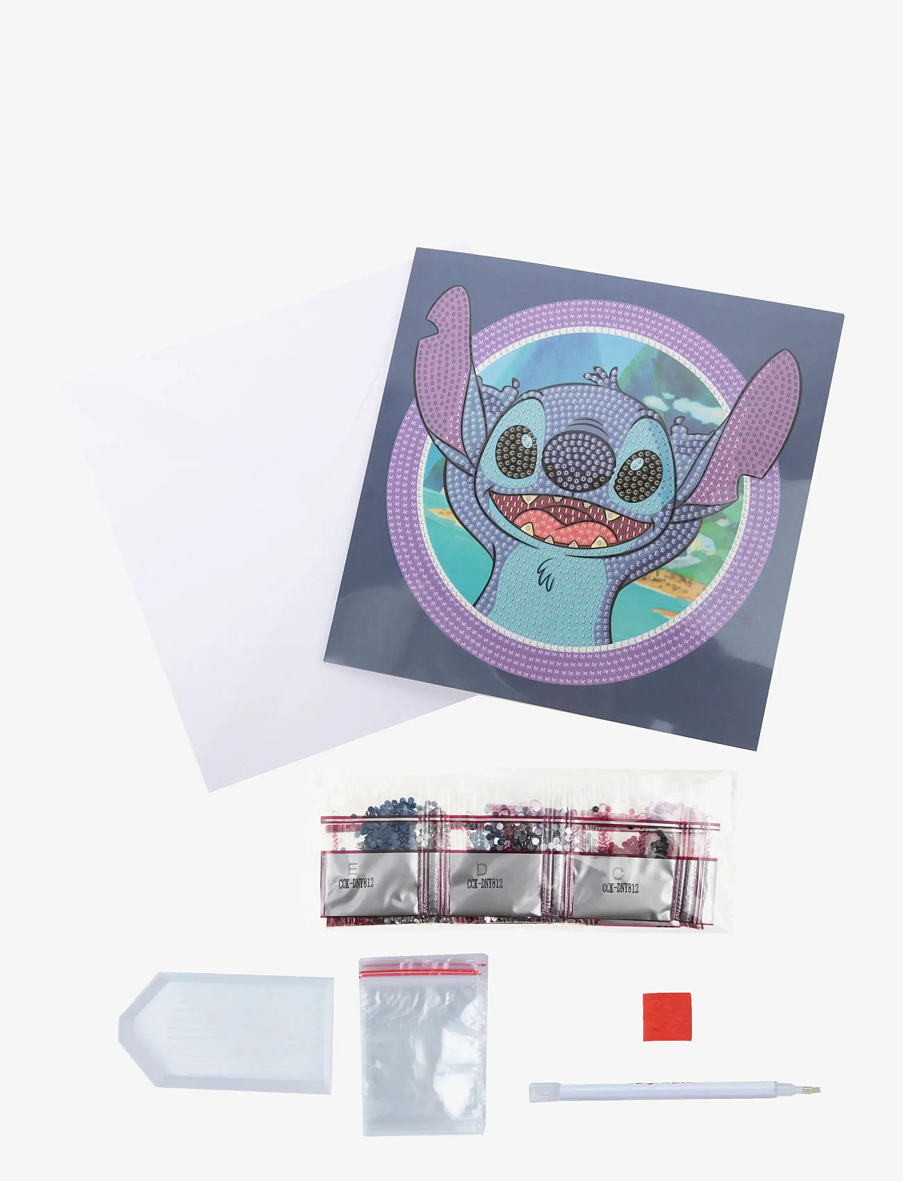 Crystal Art - Stitch, Crystal Art Card Kit - kreasæt - blue - 1