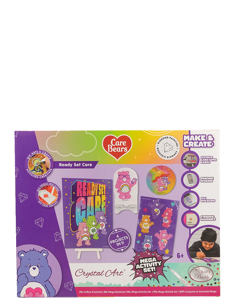 Crystal Art - Peace Hope & Caring, Crystal Art Mega Activity Set - askartelusetit - multi coloured - 0