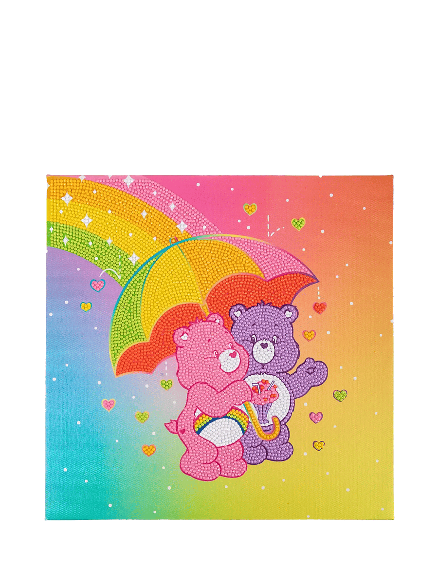 Crystal Art - Showered with Love, 30x30cm Crystal Art Kit - kreasæt - multi coloured - 0