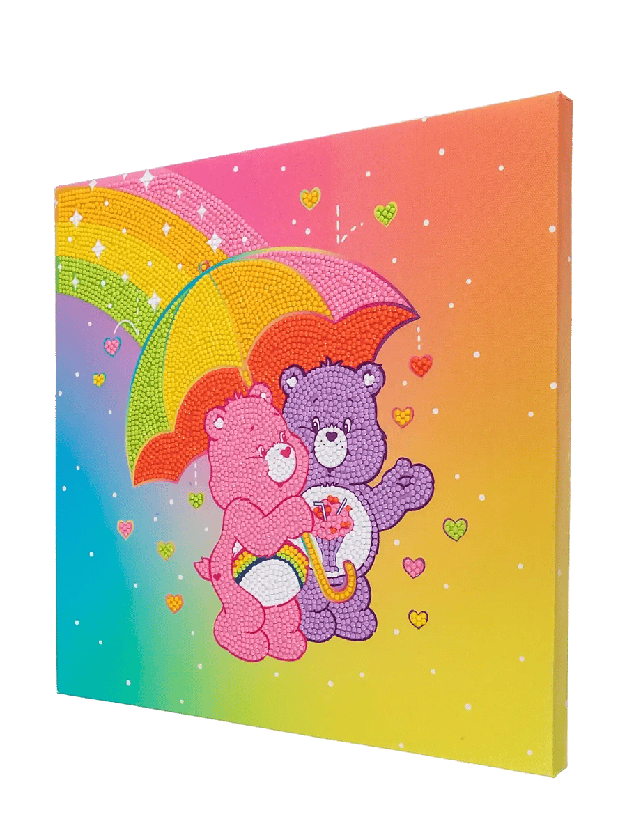 Crystal Art - Showered with Love, 30x30cm Crystal Art Kit - kreasæt - multi coloured - 1