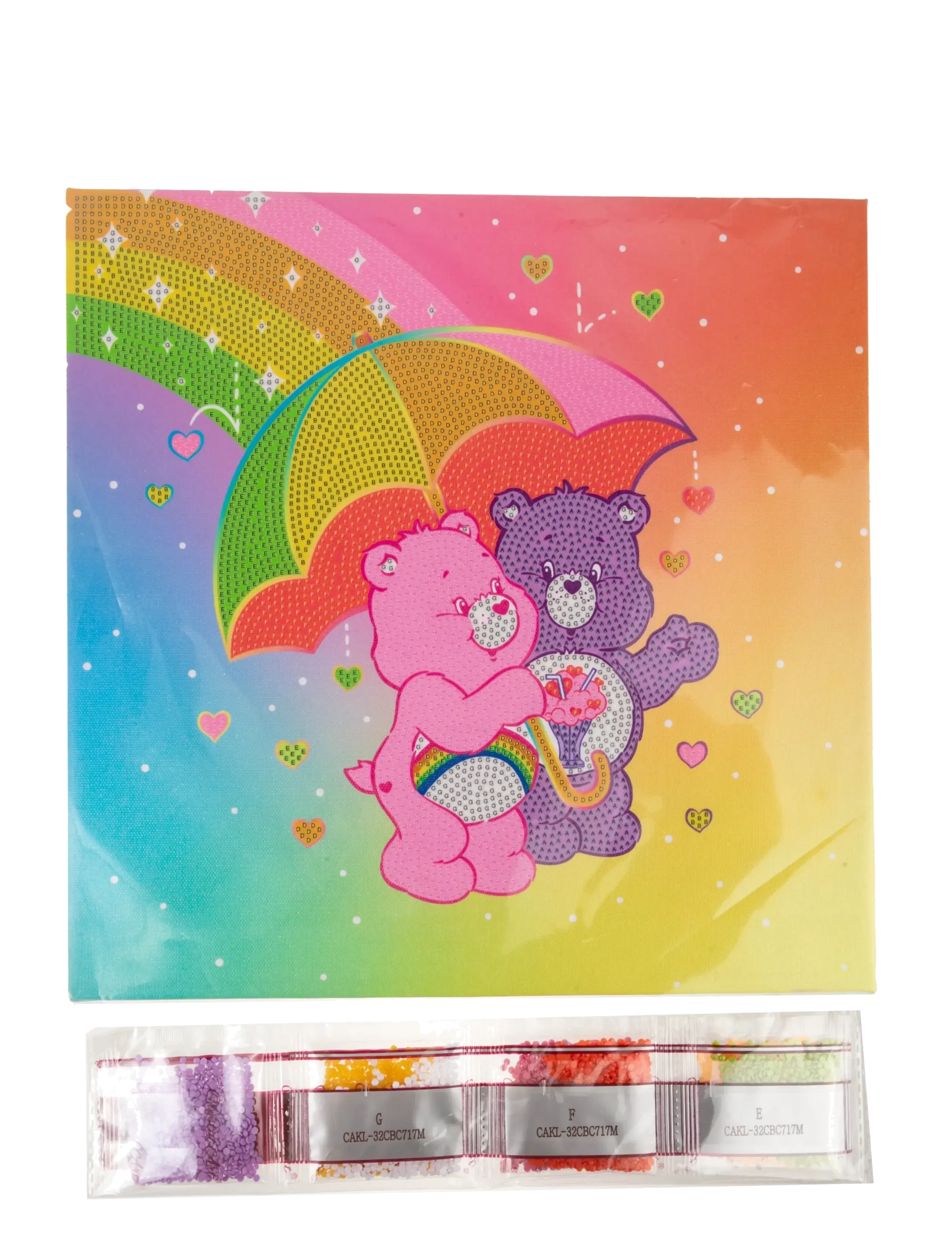 Crystal Art - Showered with Love, 30x30cm Crystal Art Kit - kreasæt - multi coloured - 2