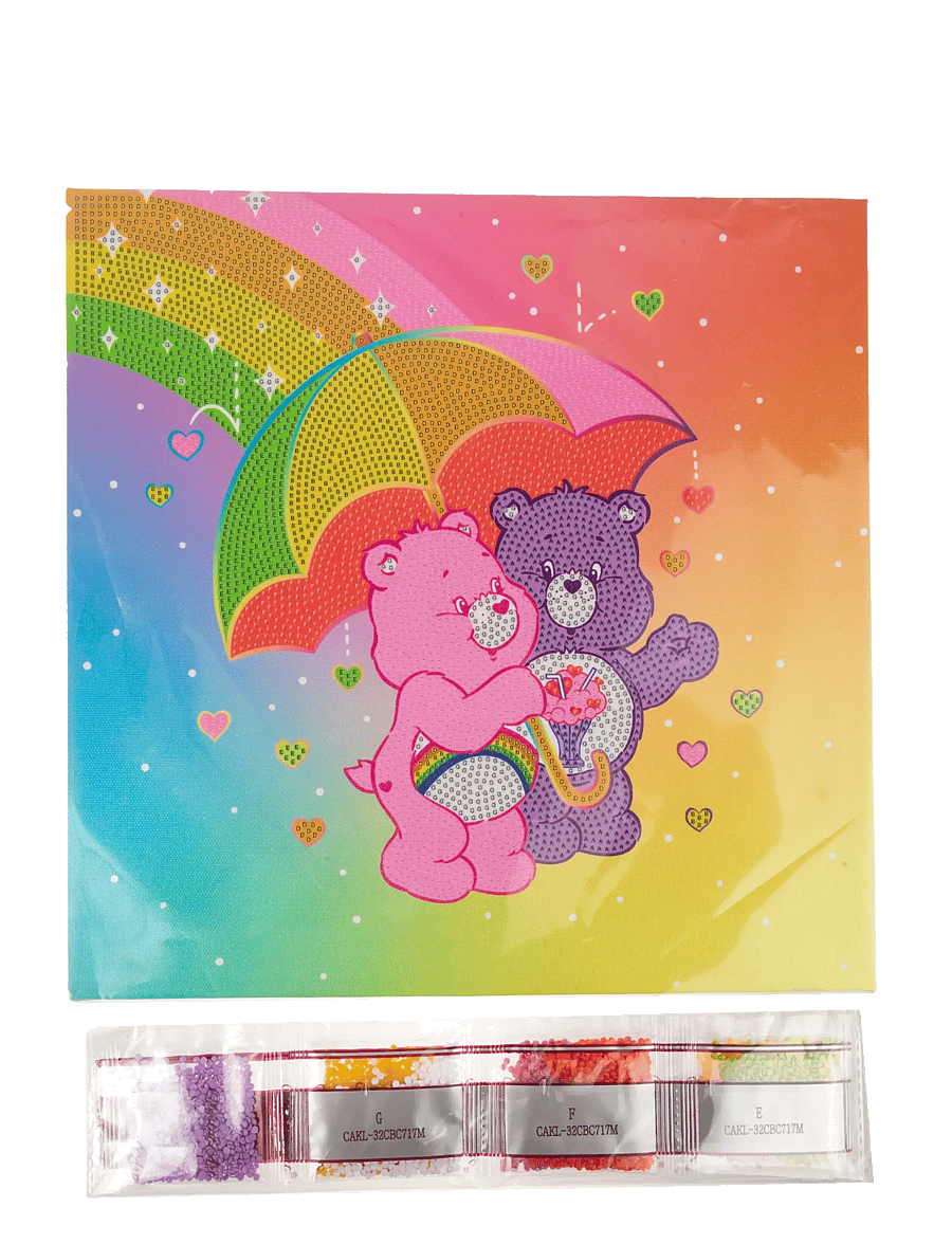 Crystal Art - Showered with Love, 30x30cm Crystal Art Kit - kreasæt - multi coloured - 2