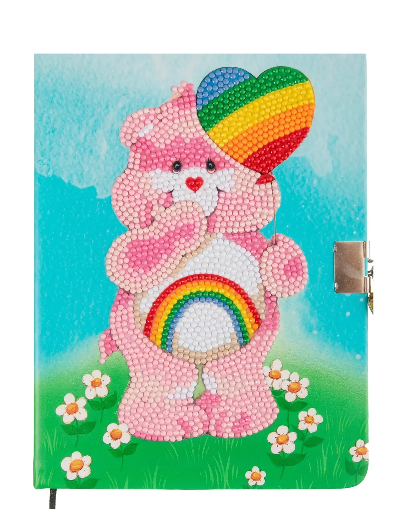 Crystal Art Cheer Bear, Crystal Art Secret Diary, One Size, Multi/patterned, Håndværk > Håndværkssæt, Børn