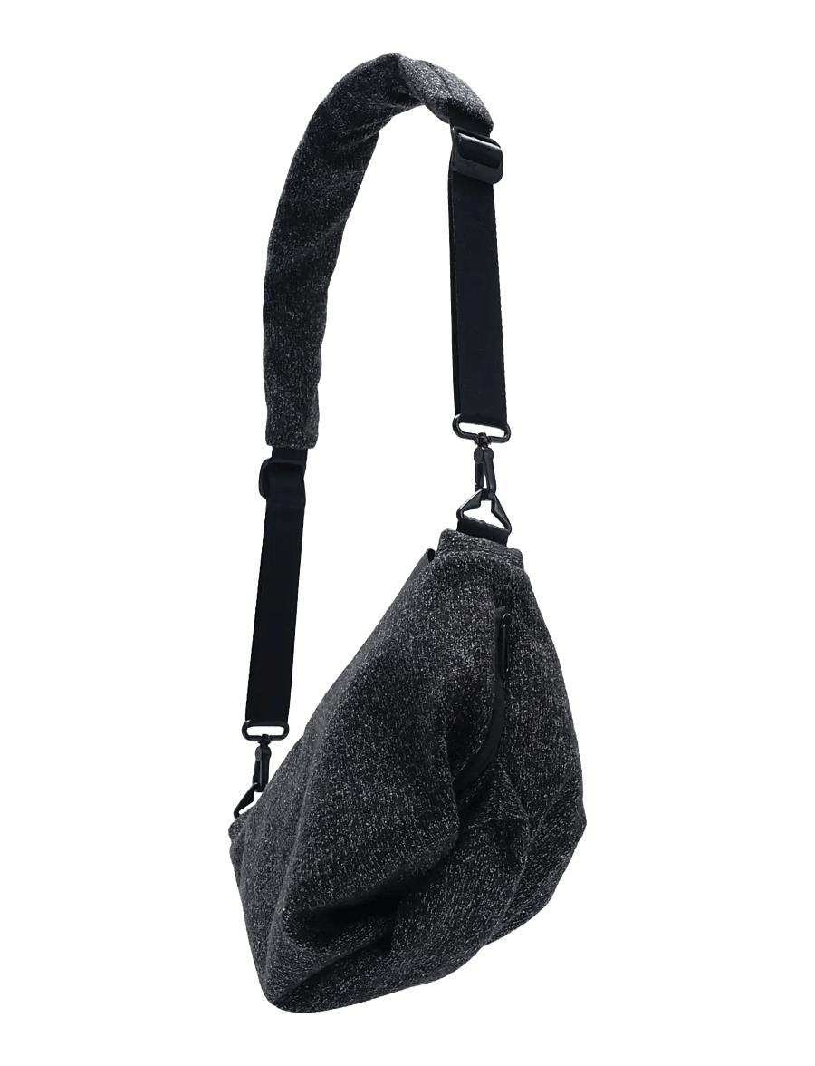 Côte & Ciel - Orne Tweed - skuldertasker - anthracite - 1