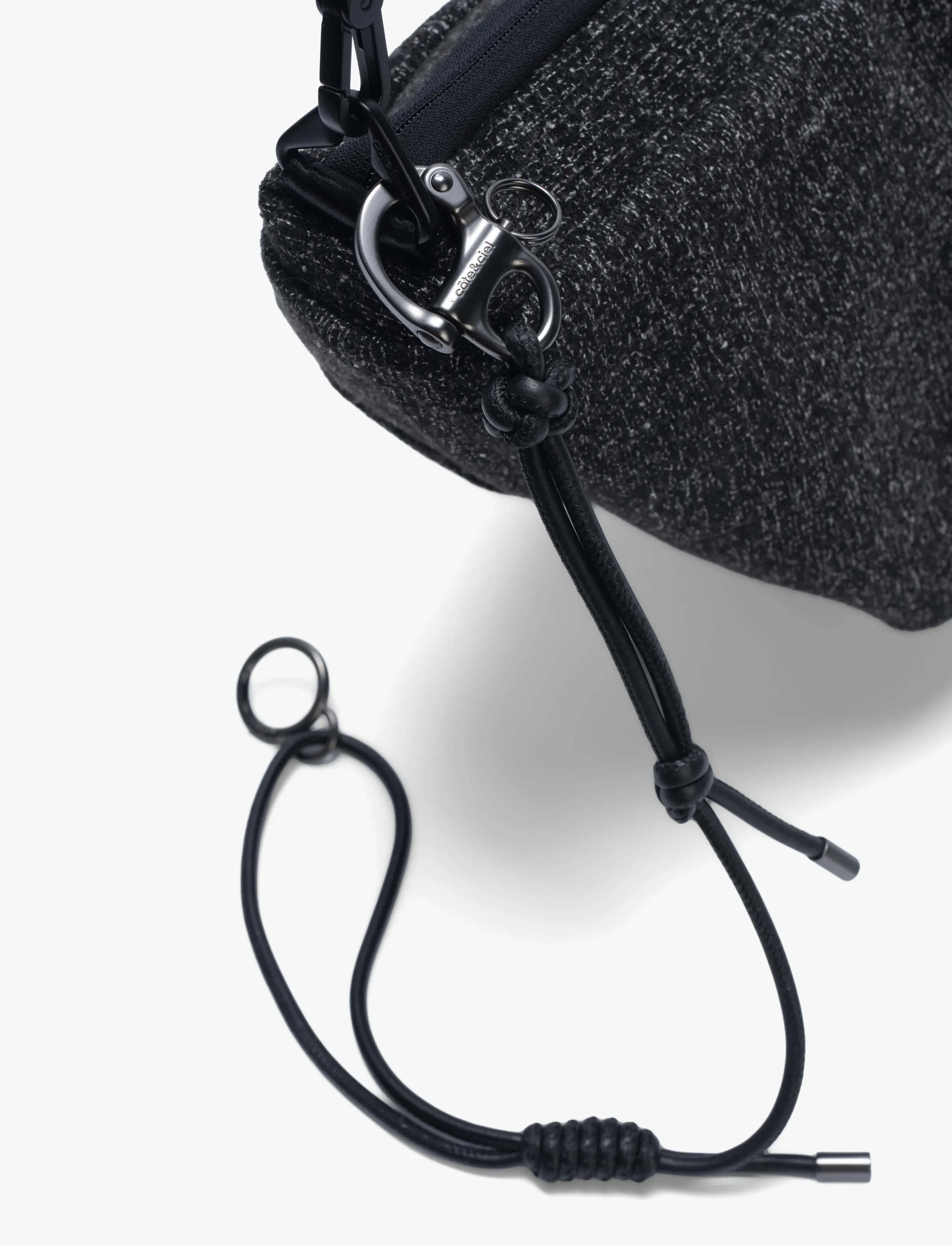 Côte & Ciel - Orne Tweed - skuldertasker - anthracite - 5